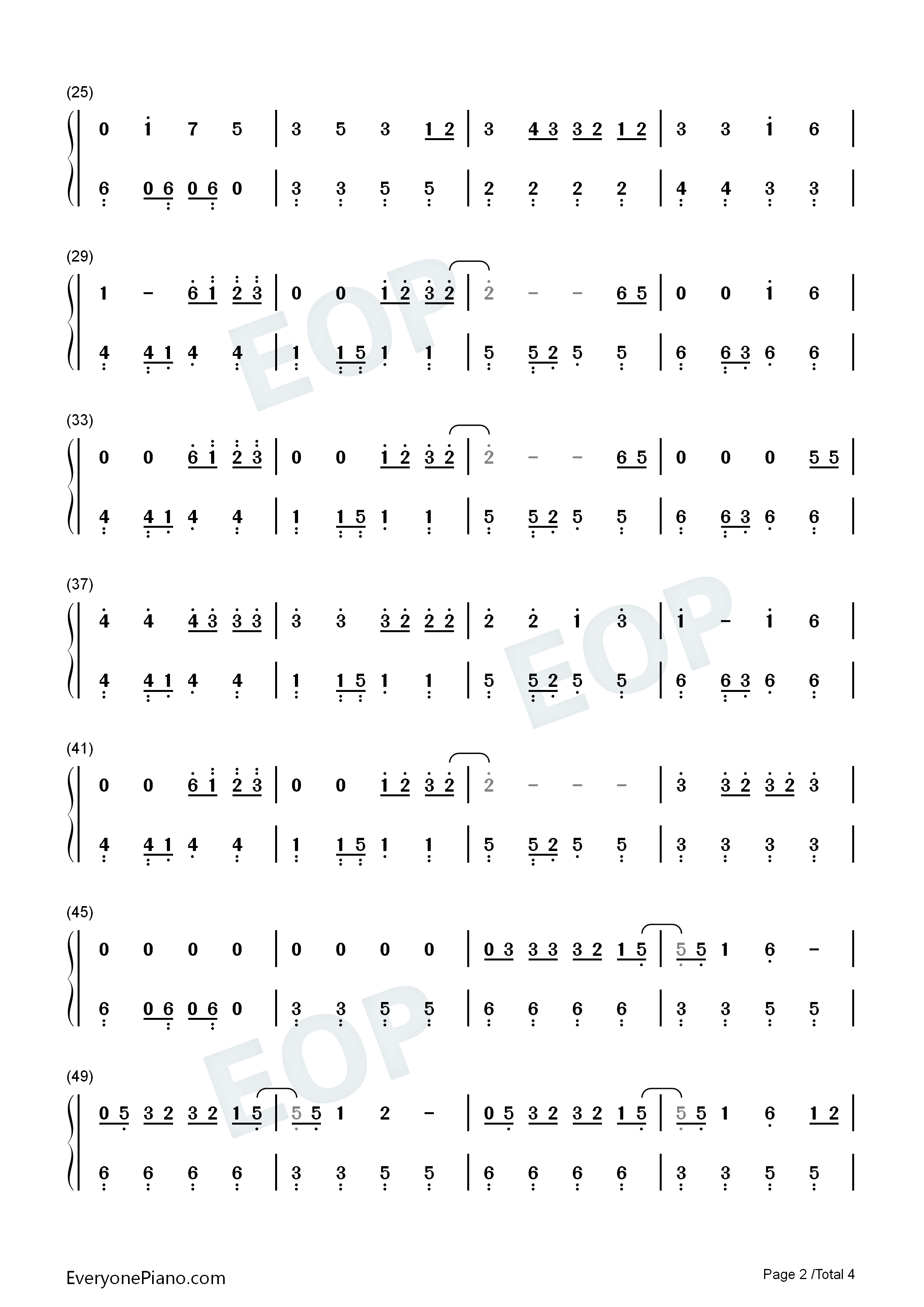 Thats_What_I_Want钢琴简谱_Lil_Nas_X演唱