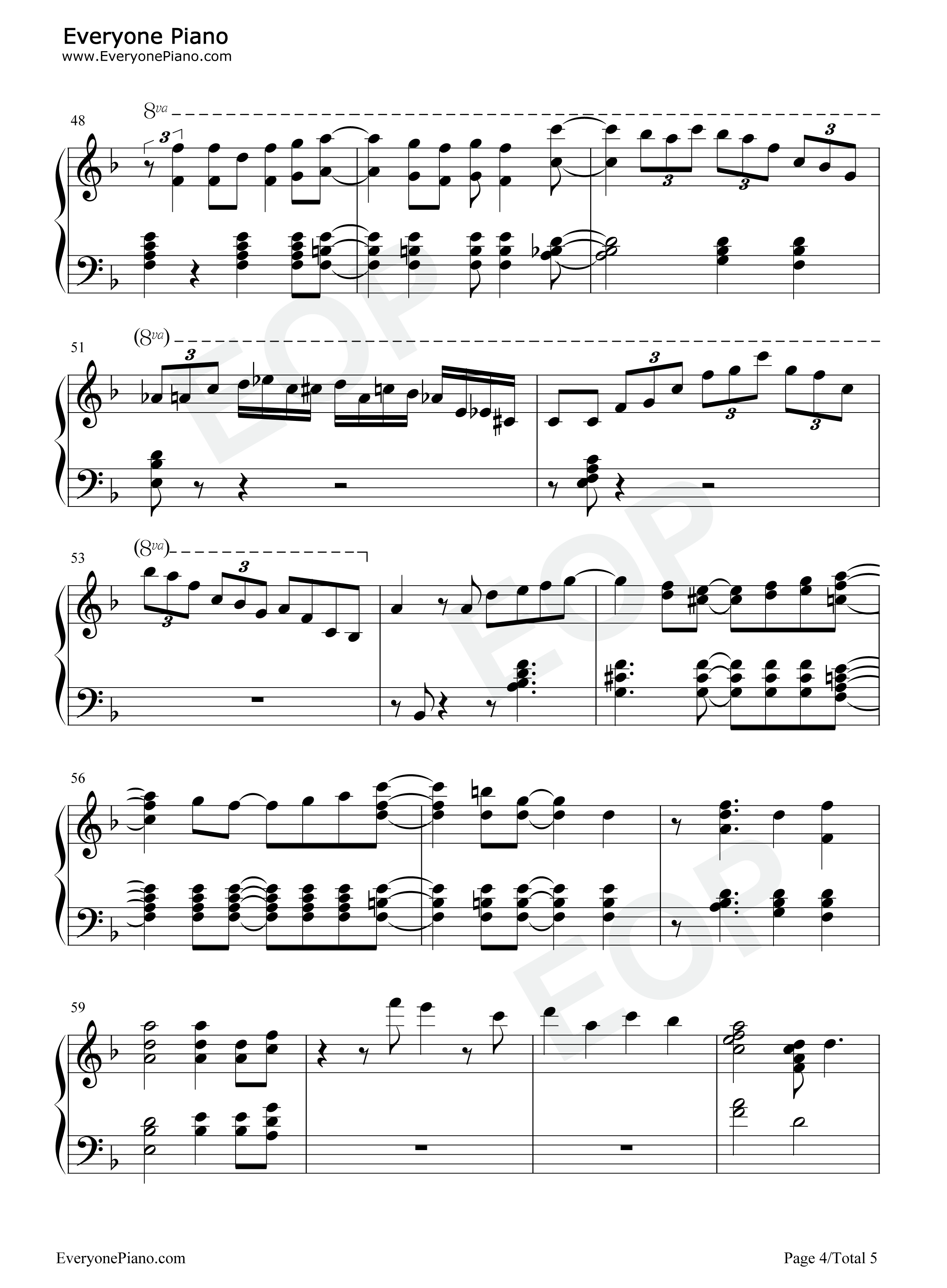 Beyond_The_Sea钢琴谱_Robbie_Williams