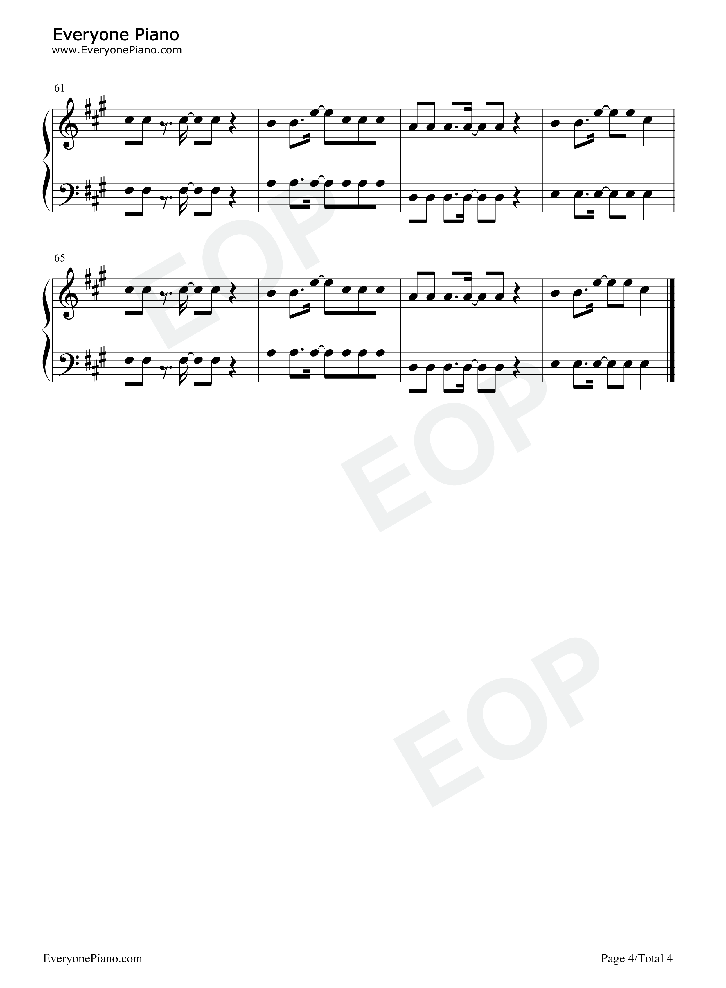 Miss_You钢琴谱_Oliver_Tree_Robin_Schulz