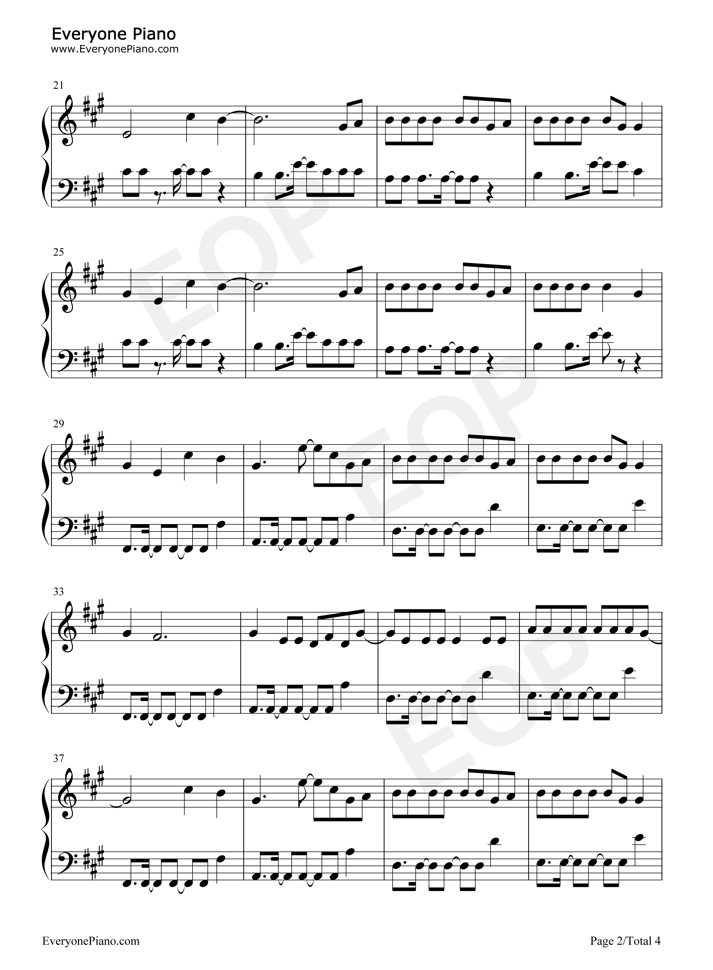 Miss_You钢琴谱_Oliver_Tree_Robin_Schulz