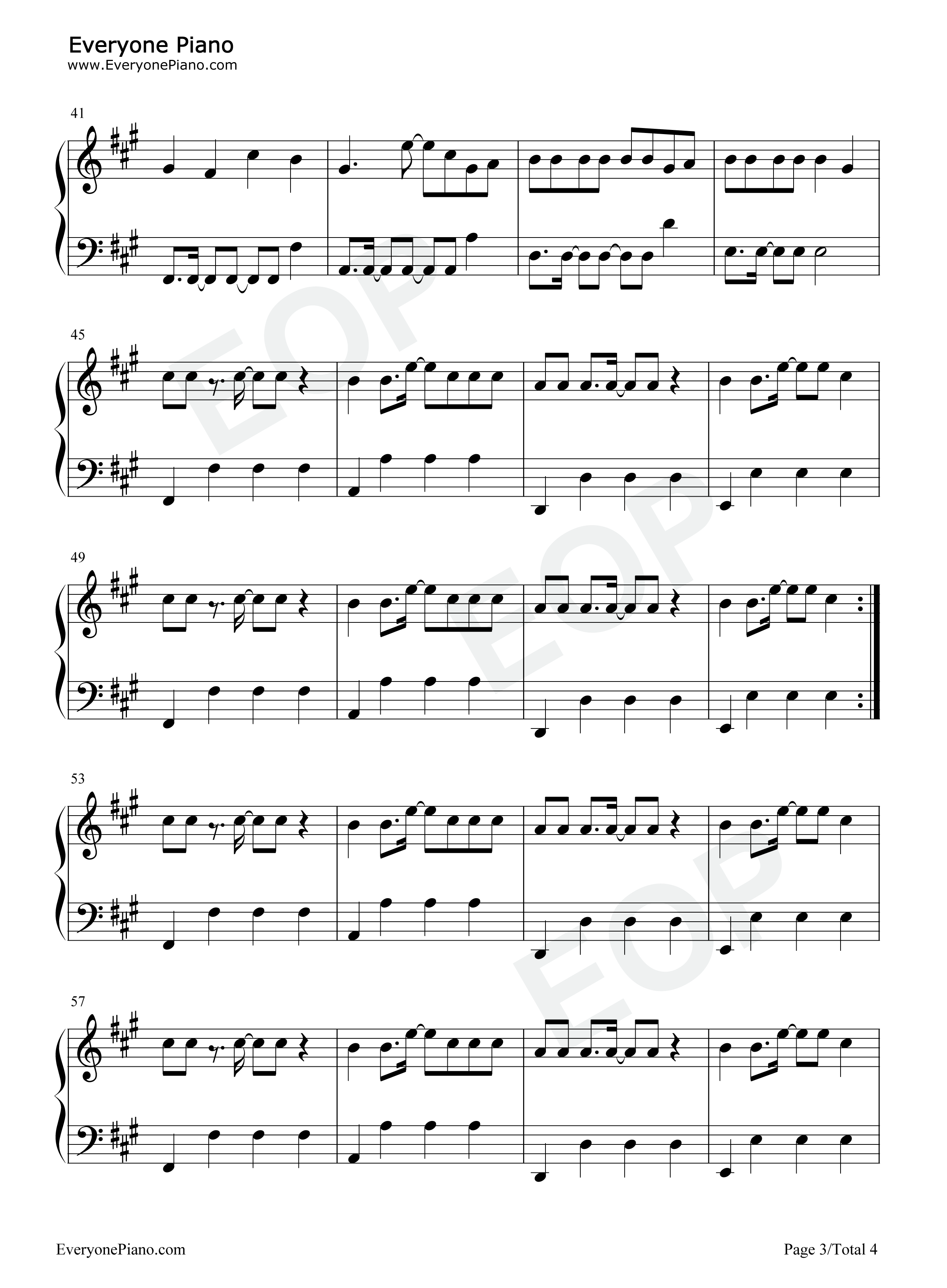 Miss_You钢琴谱_Oliver_Tree_Robin_Schulz