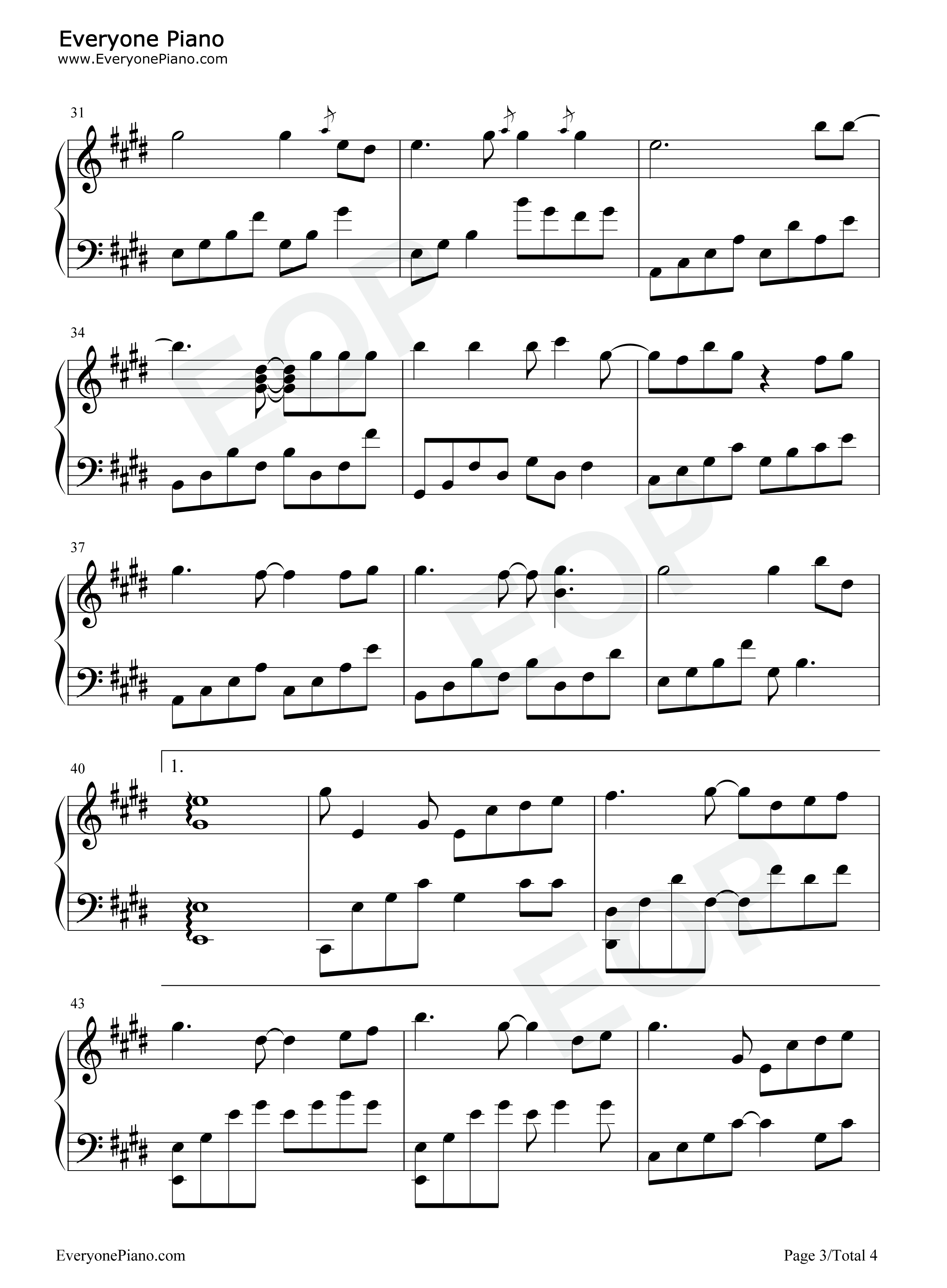 若把你钢琴谱_Kirsty刘瑾睿