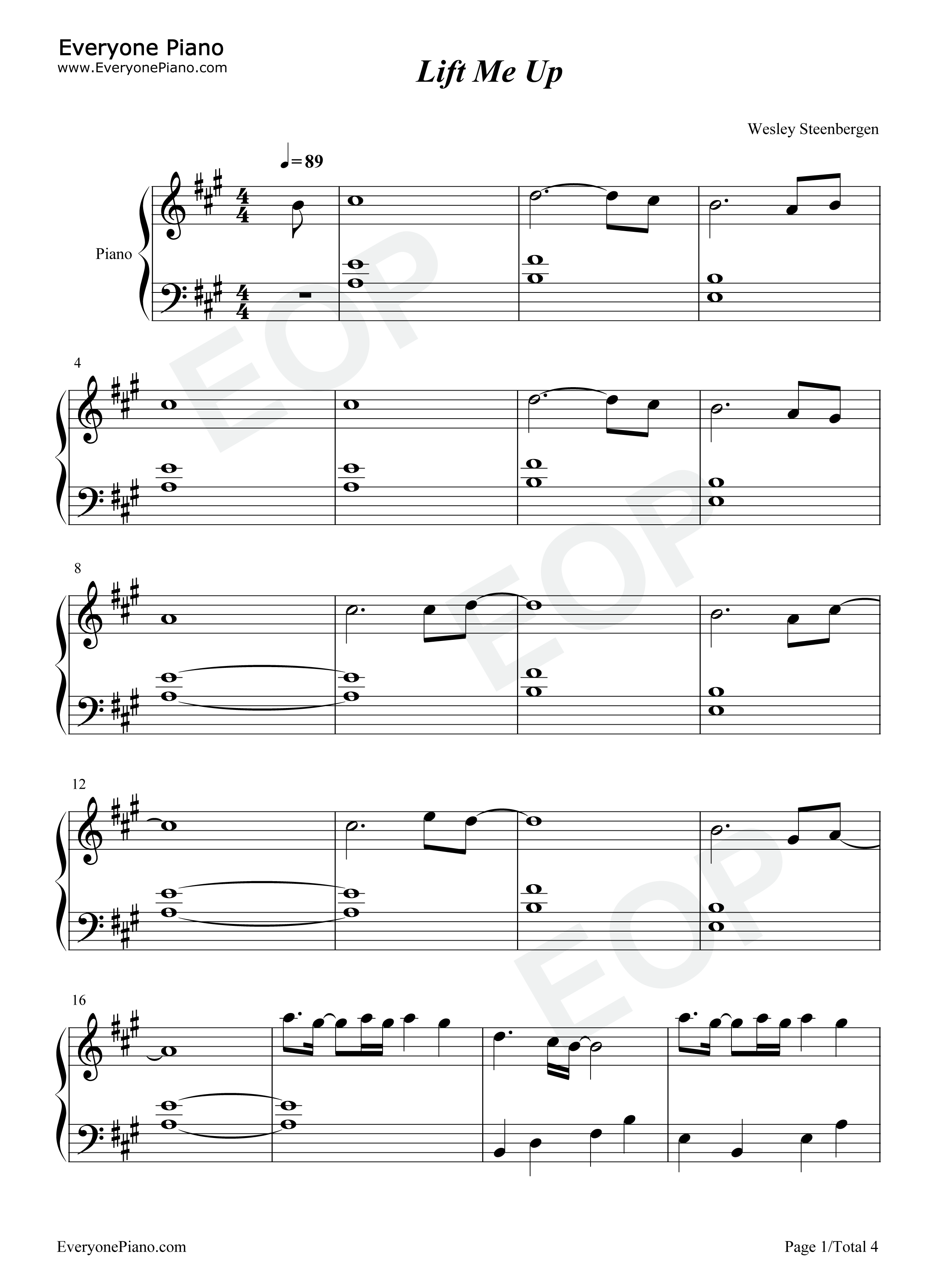 Lift_Me_Up钢琴谱_Rihanna