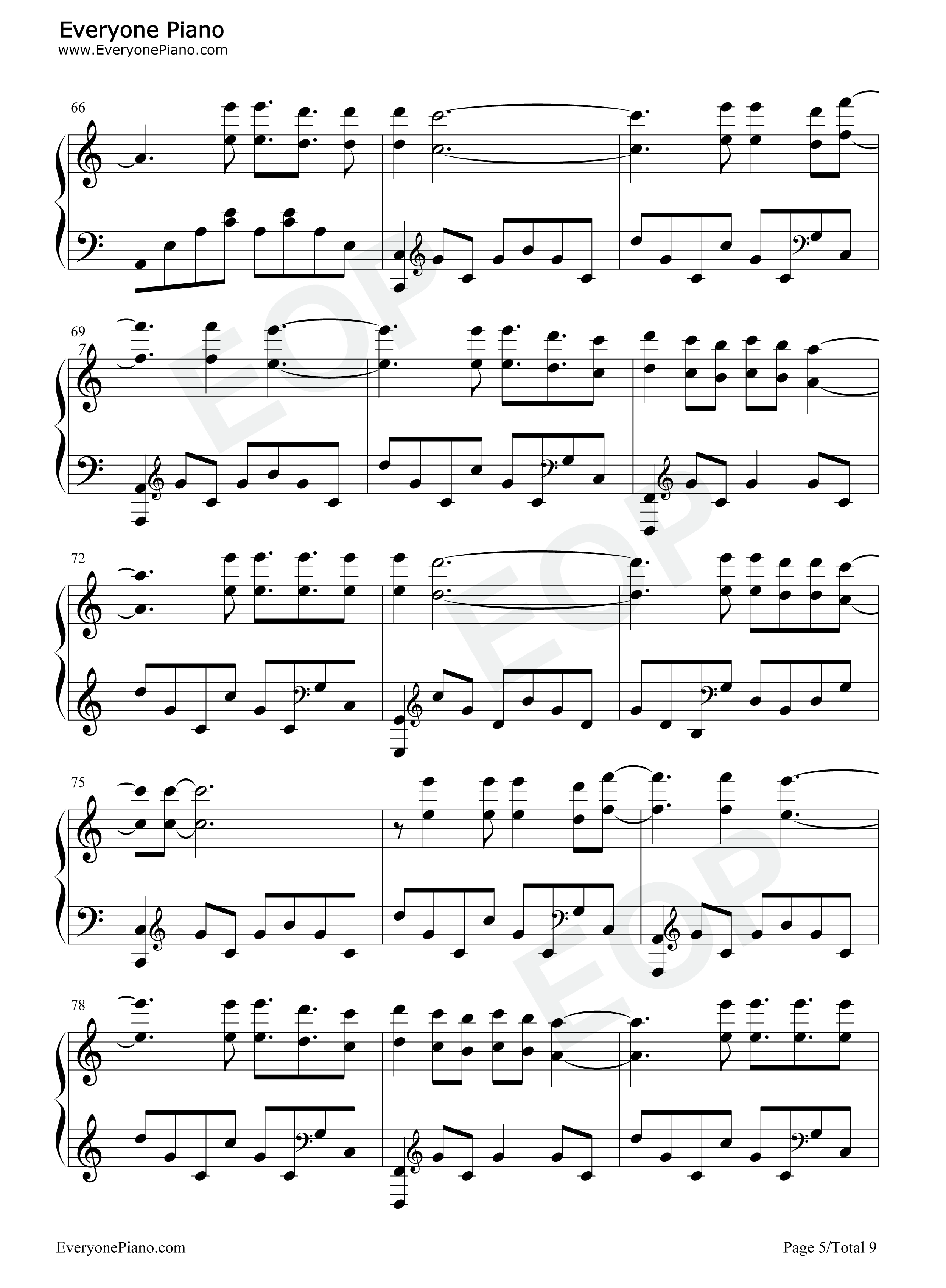 Sin_Ti_No_Soy_Nada钢琴谱_Amaral