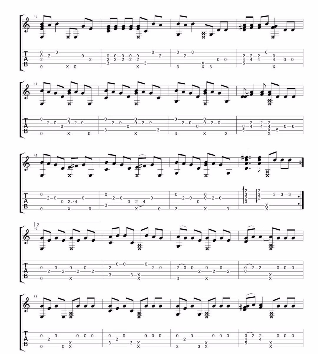 病变指弹吉他谱3-cubi