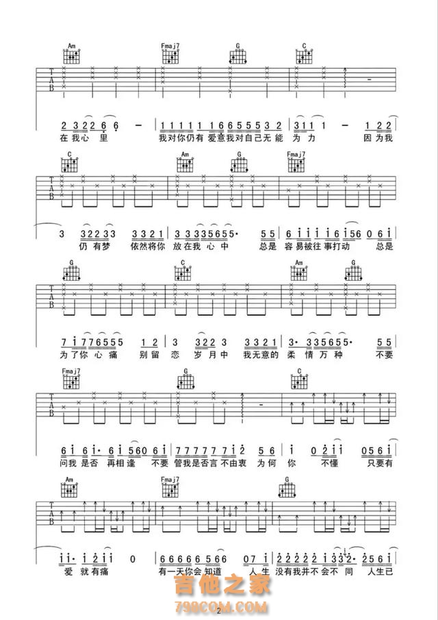 李宗盛最经典10首歌吉他谱,年少不懂李宗盛,听懂已是曲终人!