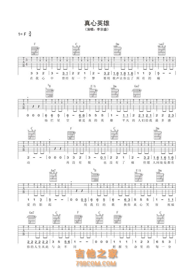 李宗盛最经典10首歌吉他谱,年少不懂李宗盛,听懂已是曲终人!