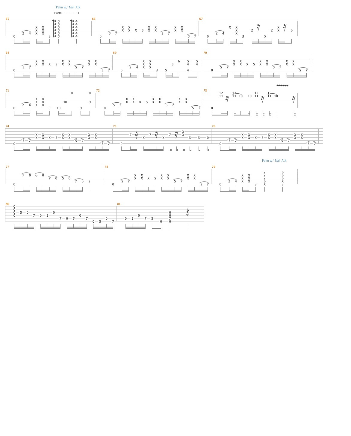 Fight指弹吉他谱3-郑成河