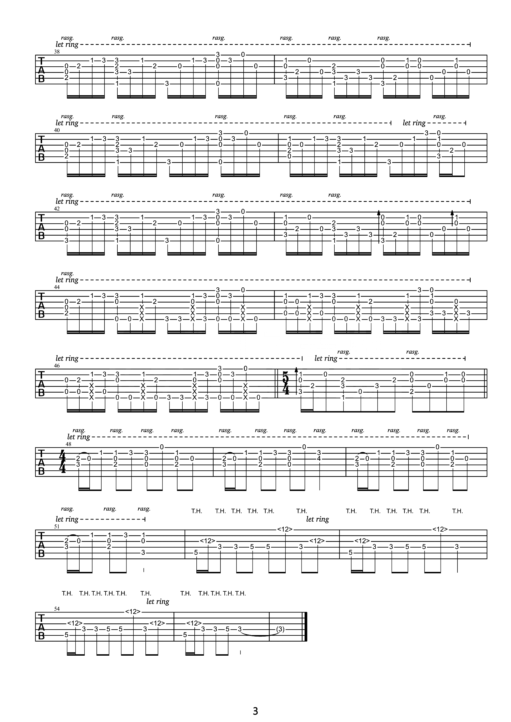 团子大家族指弹吉他谱预览图