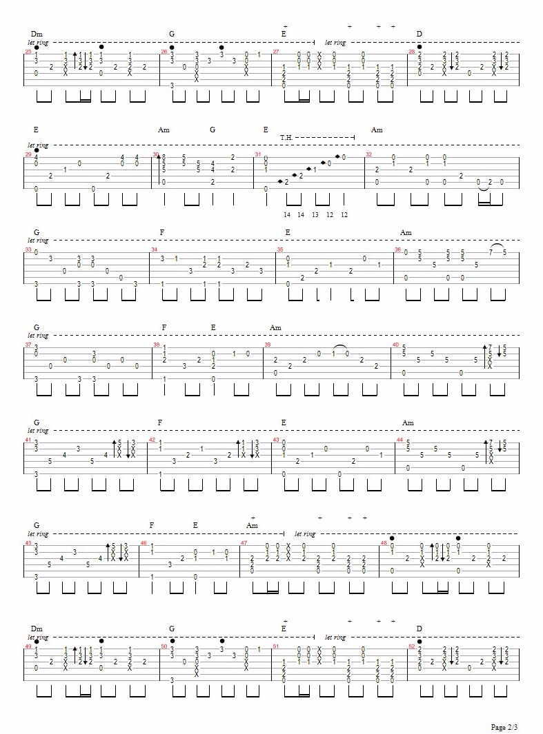 一生有意义指弹吉他谱预览图