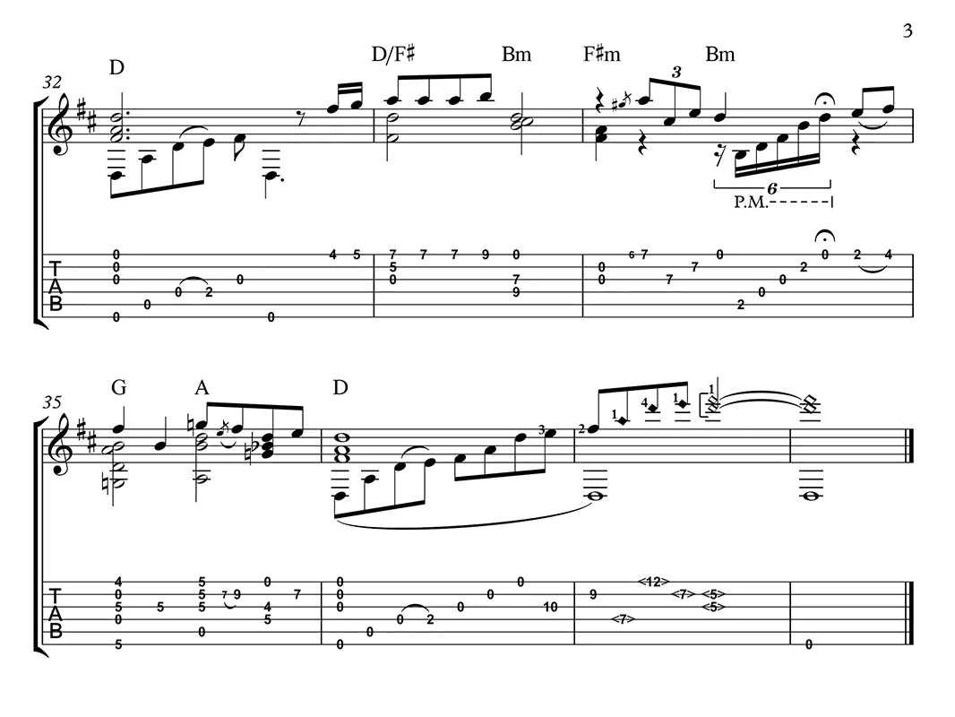 约定指弹吉他谱3-陈奕迅