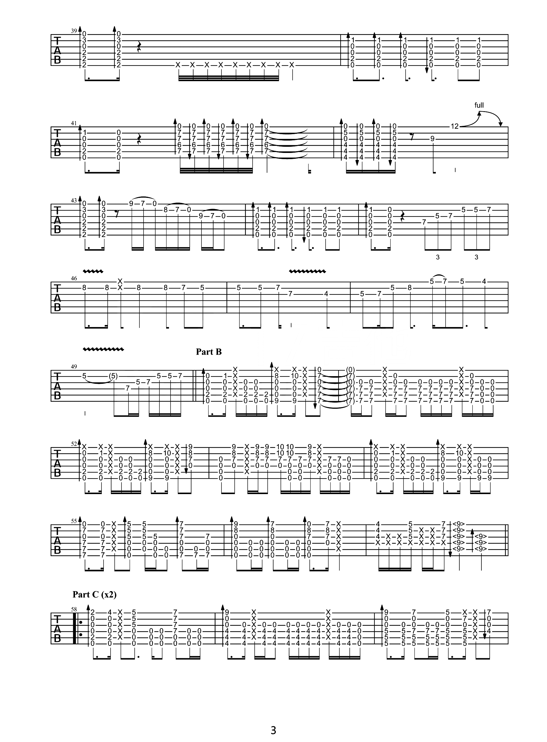 Landscape指弹吉他谱3-押尾桑