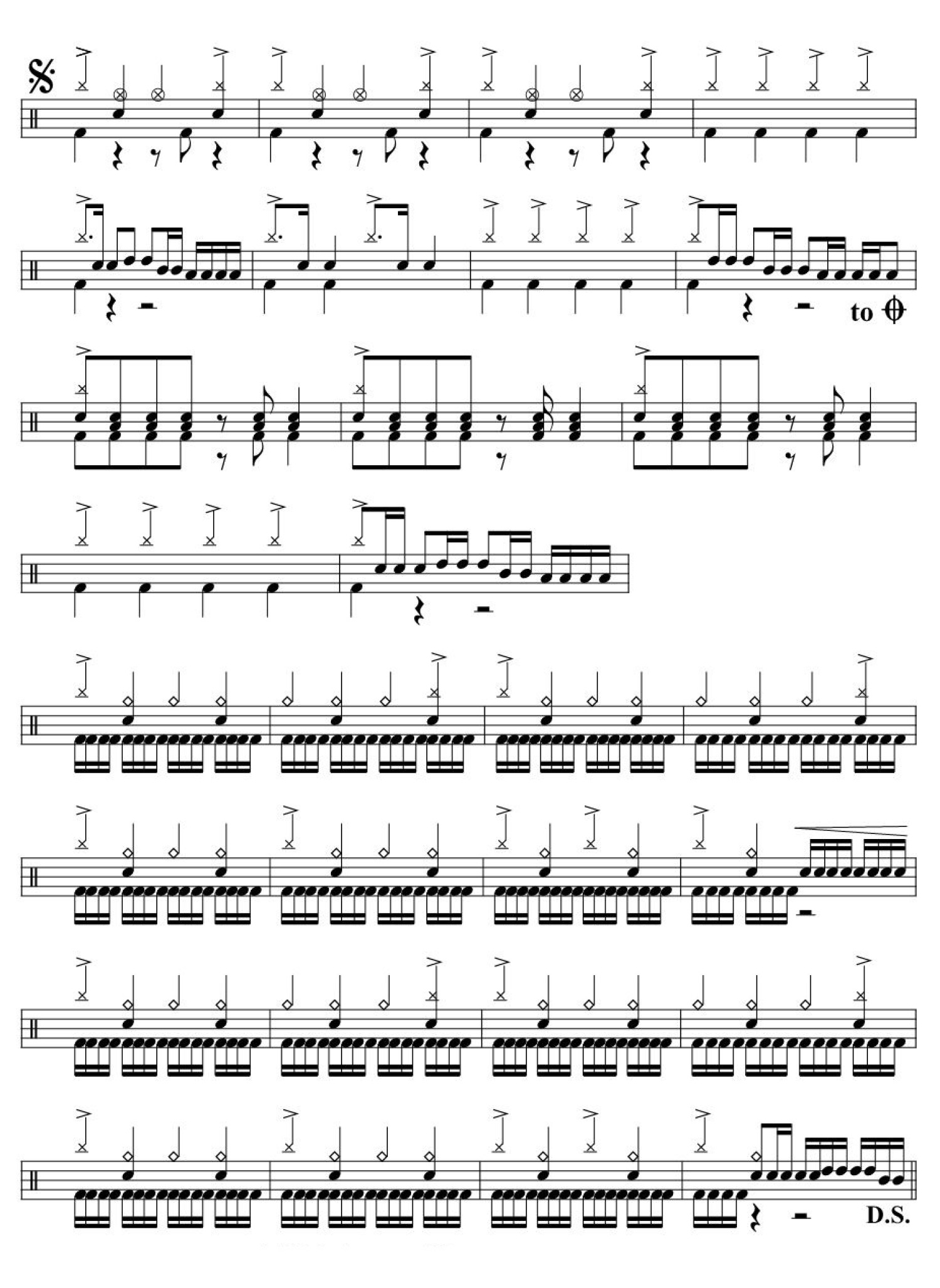 无敌铁金刚架子鼓谱2-卢广仲