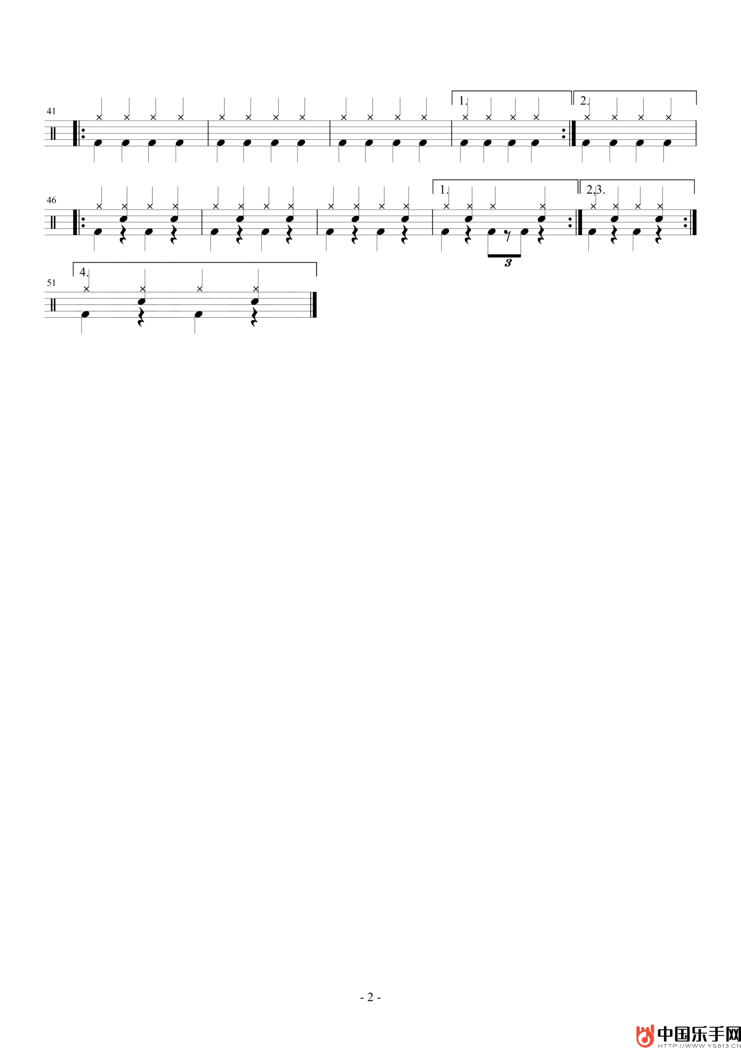 Yellow-Submarine架子鼓谱2-The-Beatles