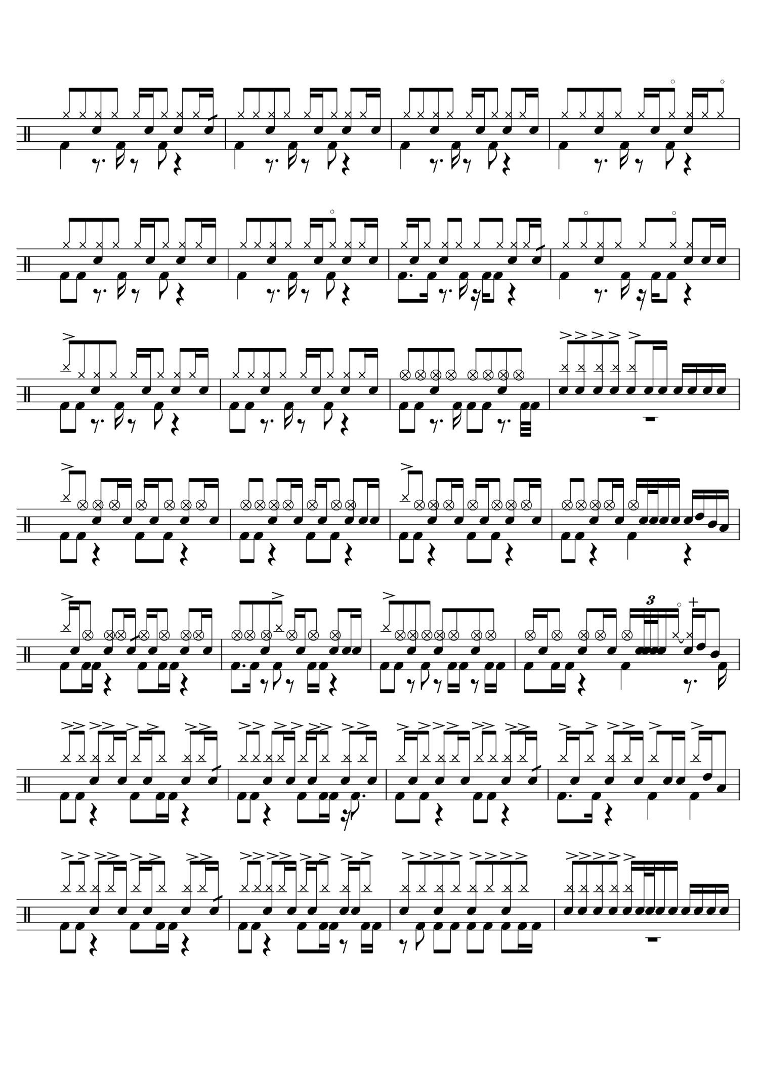 My-Happy-Ending架子鼓谱2-艾薇儿