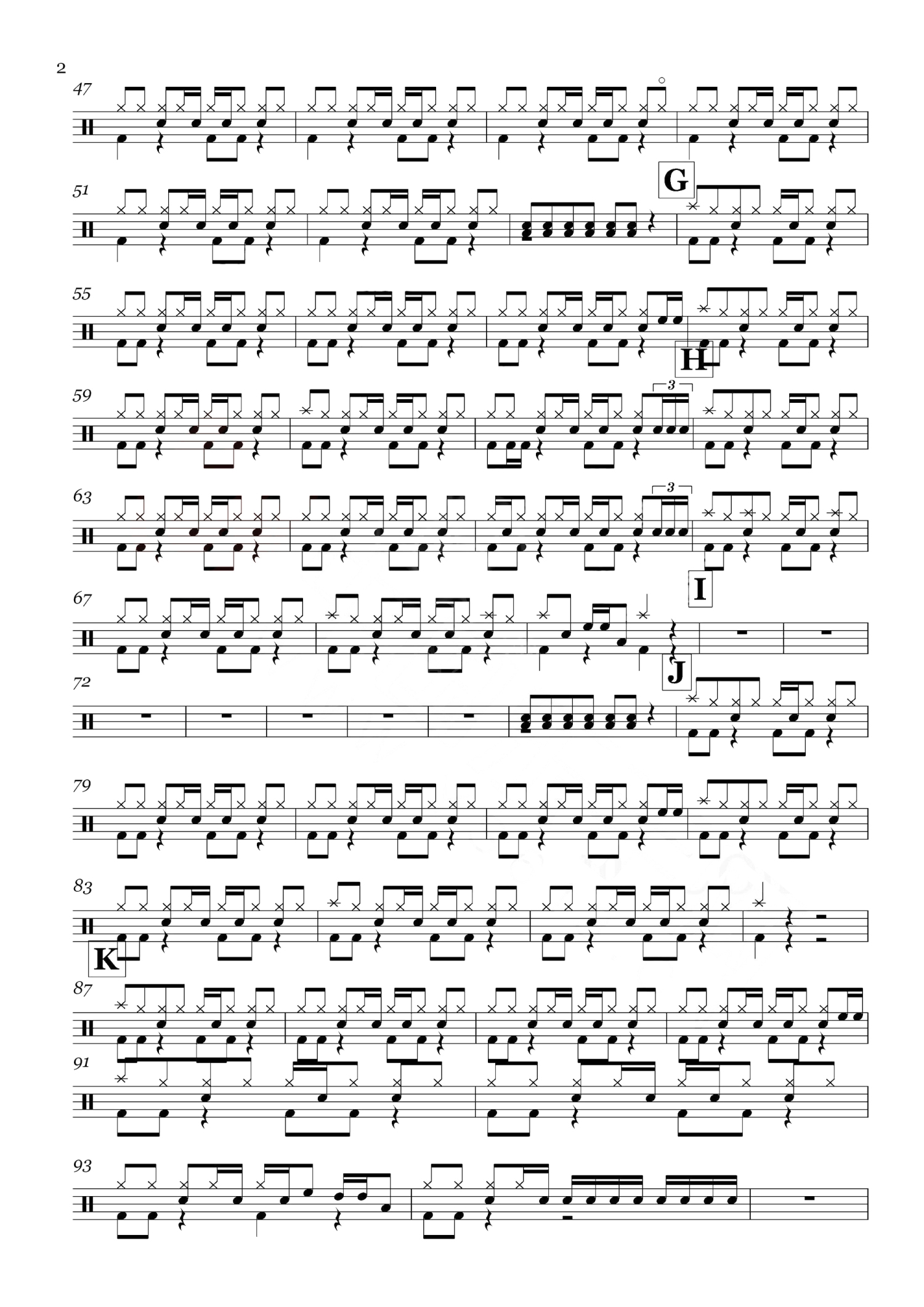 起风了架子鼓谱2-买辣椒也用券