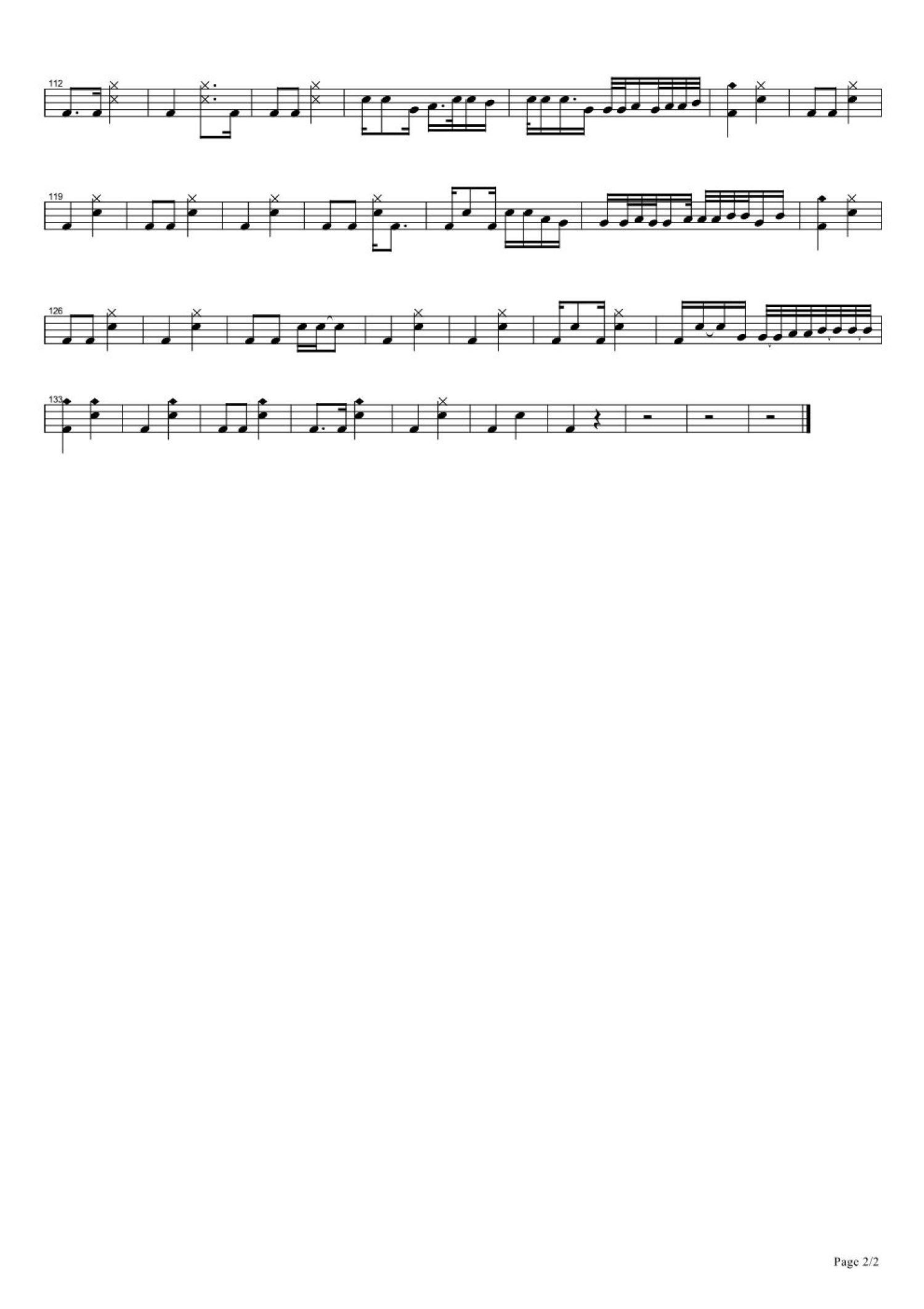 流浪歌手的情人架子鼓谱2-老狼