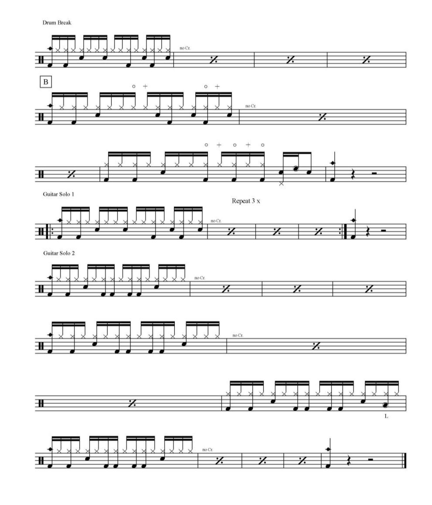 Ain't It Groovy架子鼓谱2