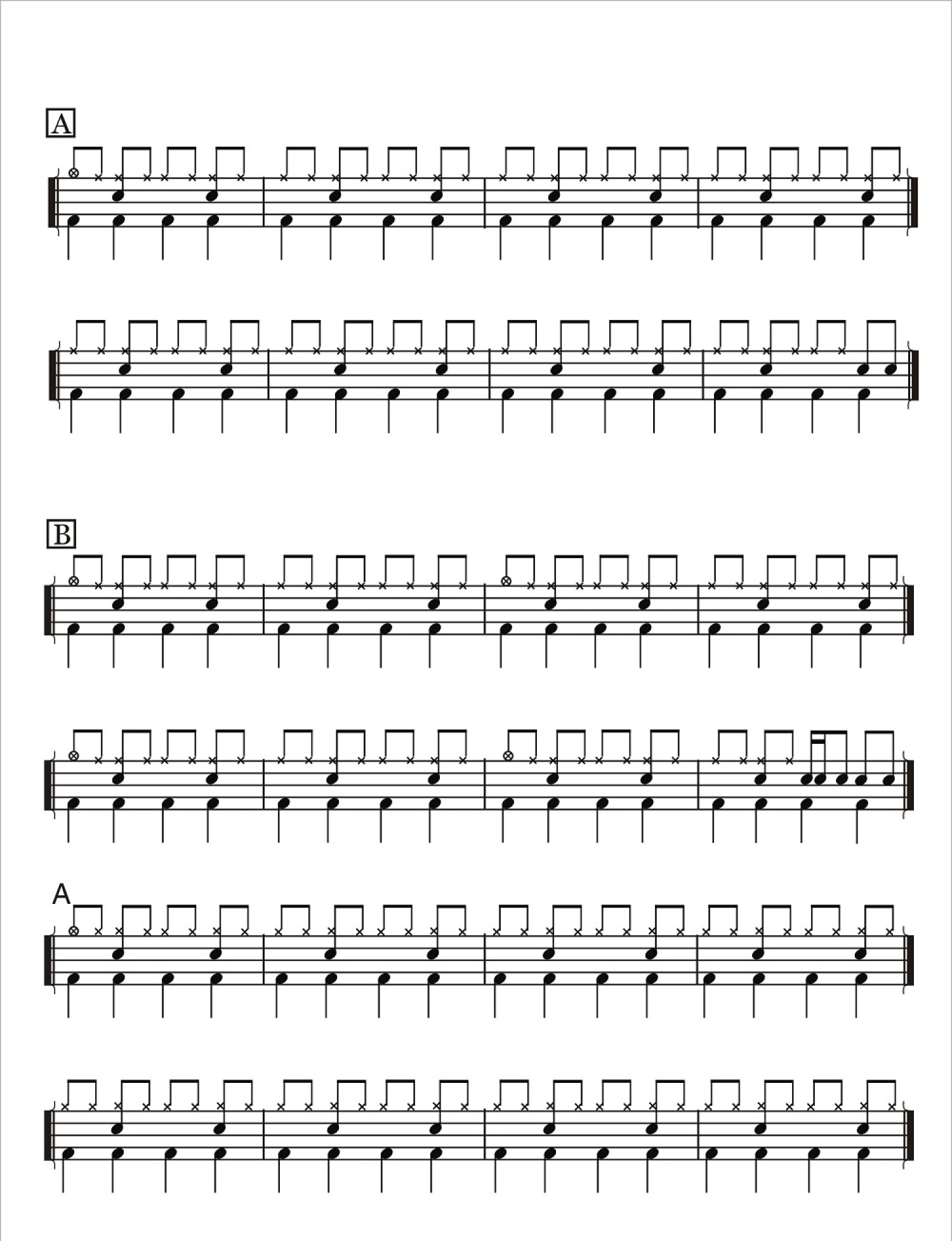 Can You架子鼓谱2