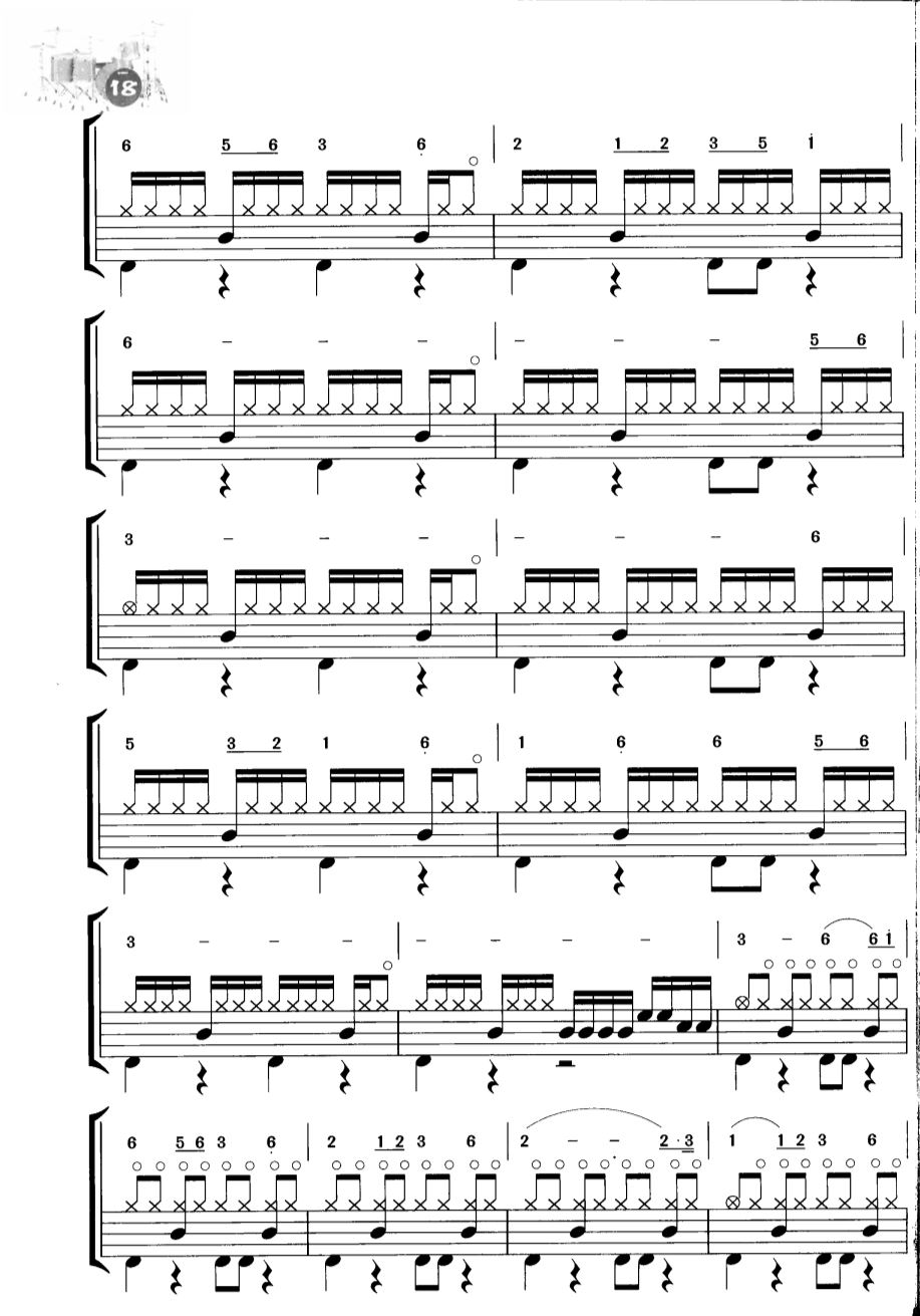 骏马奔驰保边疆架子鼓谱2