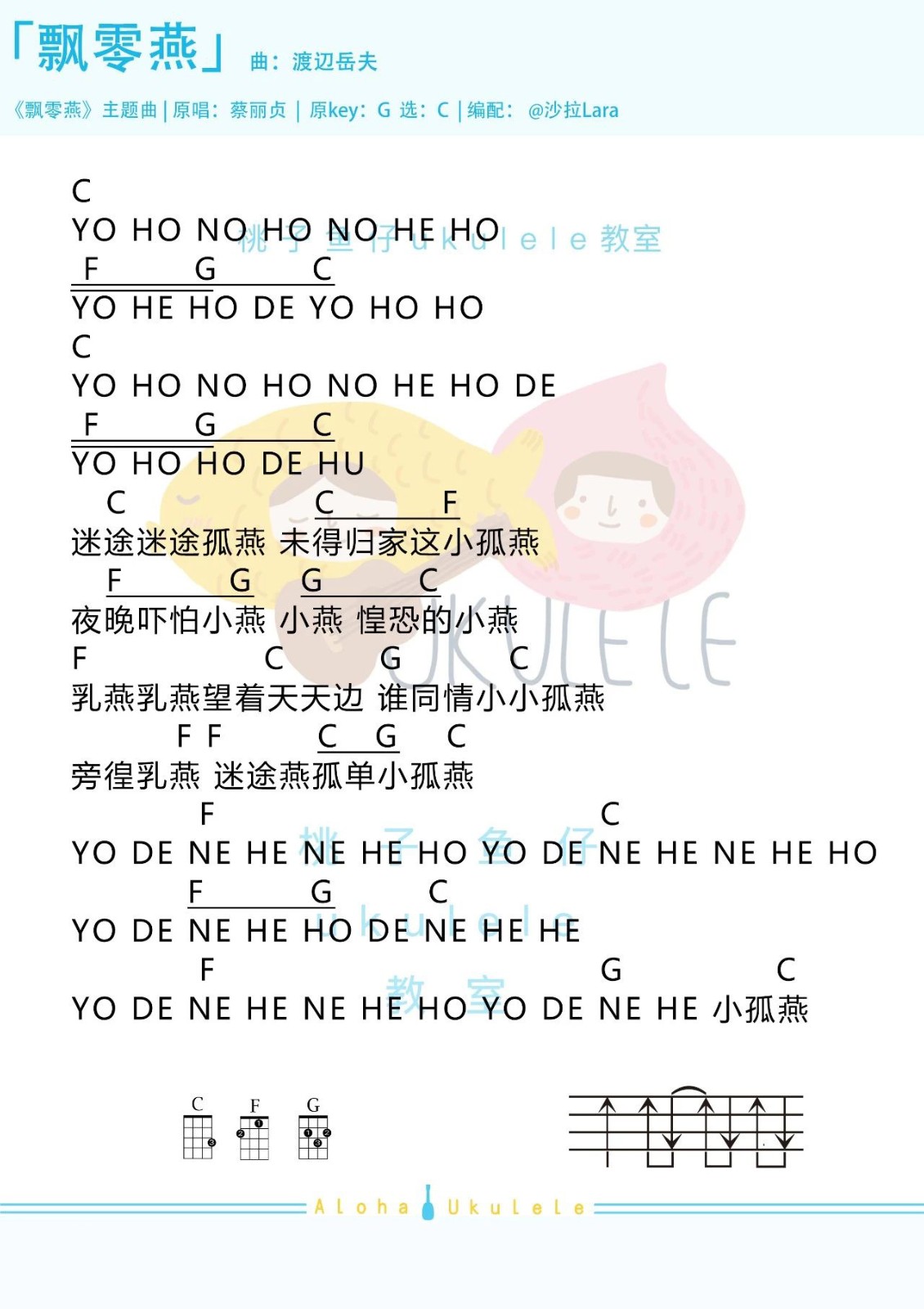 飘零燕尤克里里谱1