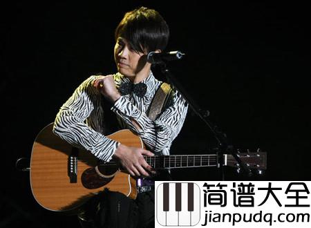 爱很简单尤克里里谱_陶喆_请贴着我的心倾听