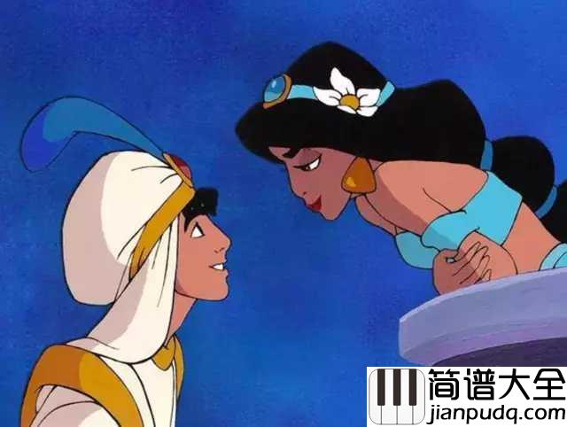 A_Whole_New_World尤克里里谱_迪斯尼动画电影_阿拉丁_Aladdin的主题曲