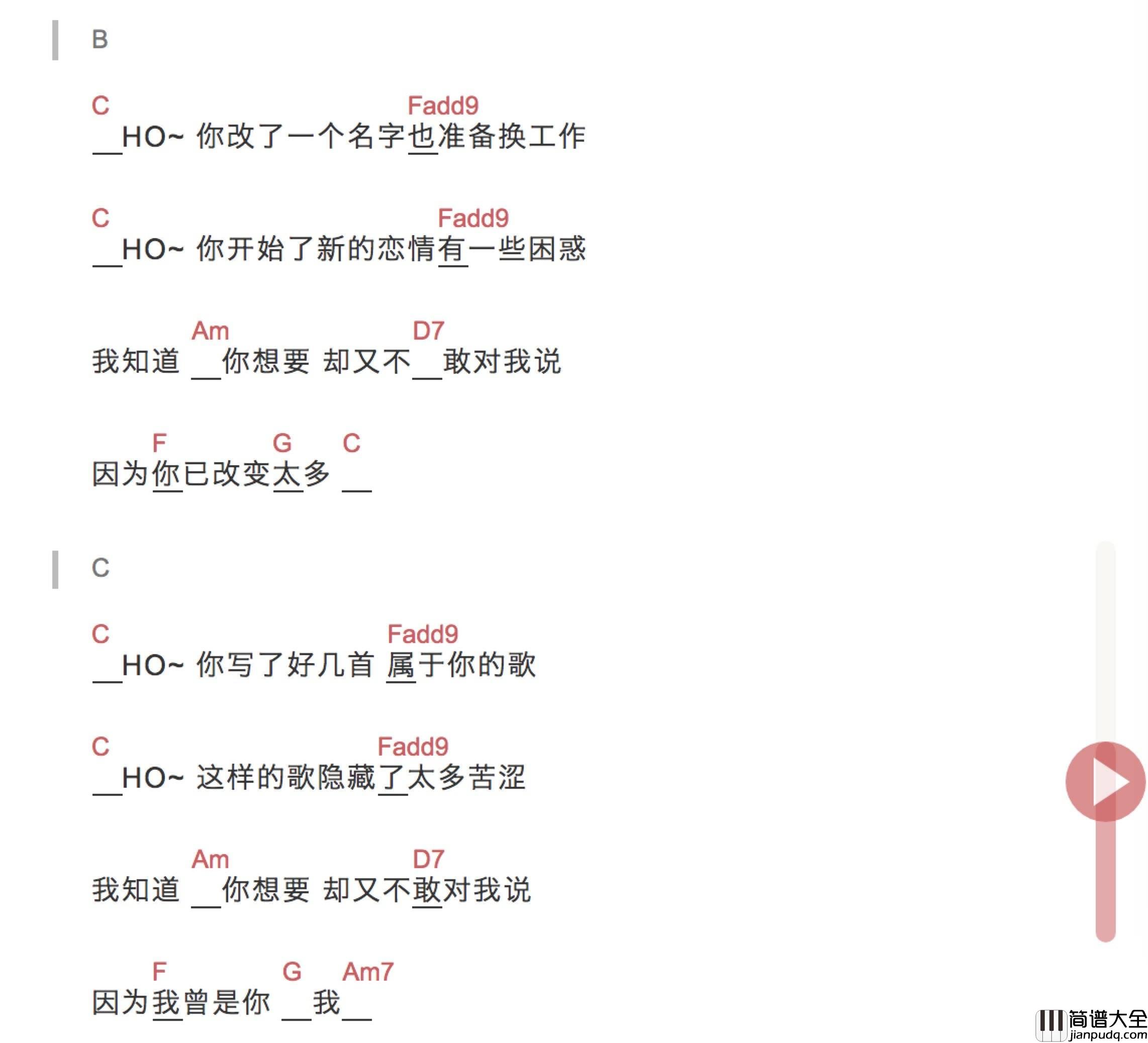 下个星期去英国尤克里里谱_陈绮贞_弹唱视频教学_TODO