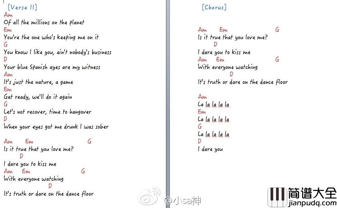 Dare(La_La_La)尤克里里谱_sasa_尤克里里教学附谱