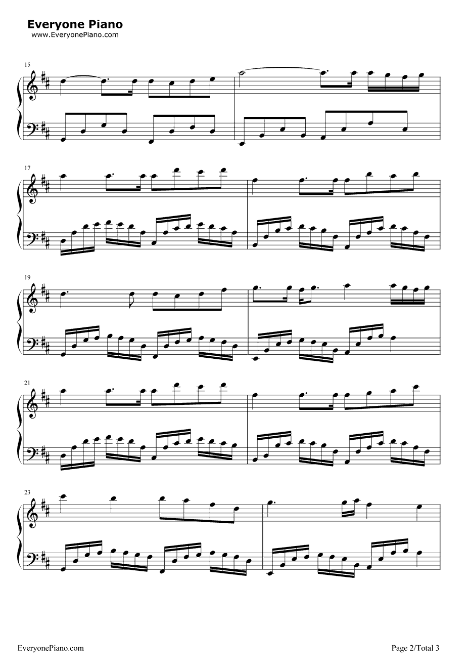 换季钢琴谱2-金莎