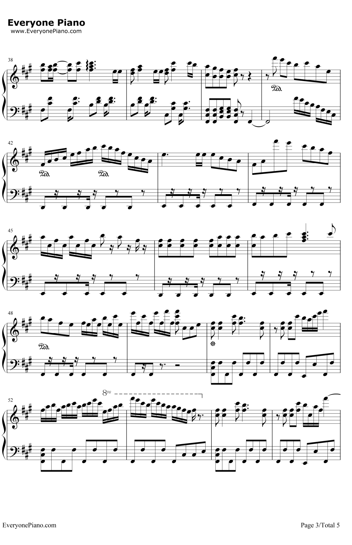 极乐净土钢琴谱3-GARNiDELiA