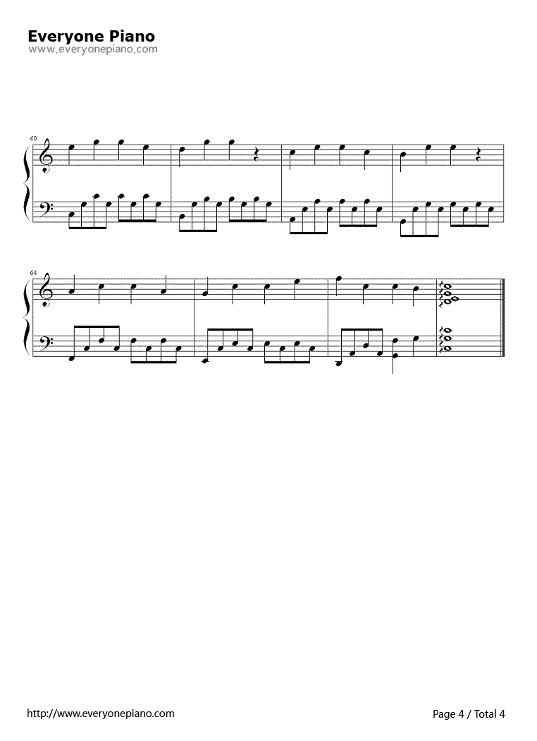 明天你好钢琴谱2-牛奶咖啡