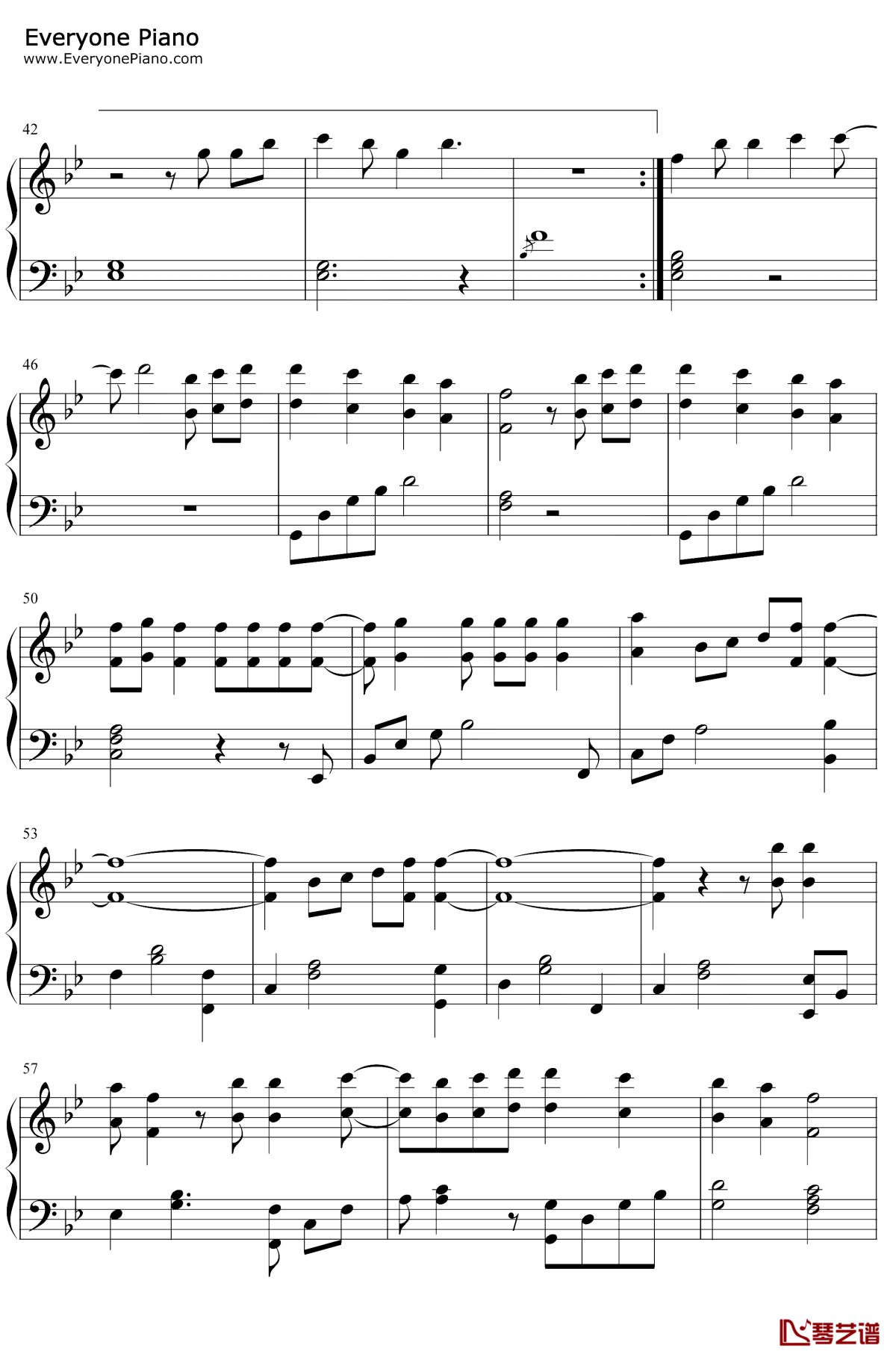 无限钢琴谱3-周深