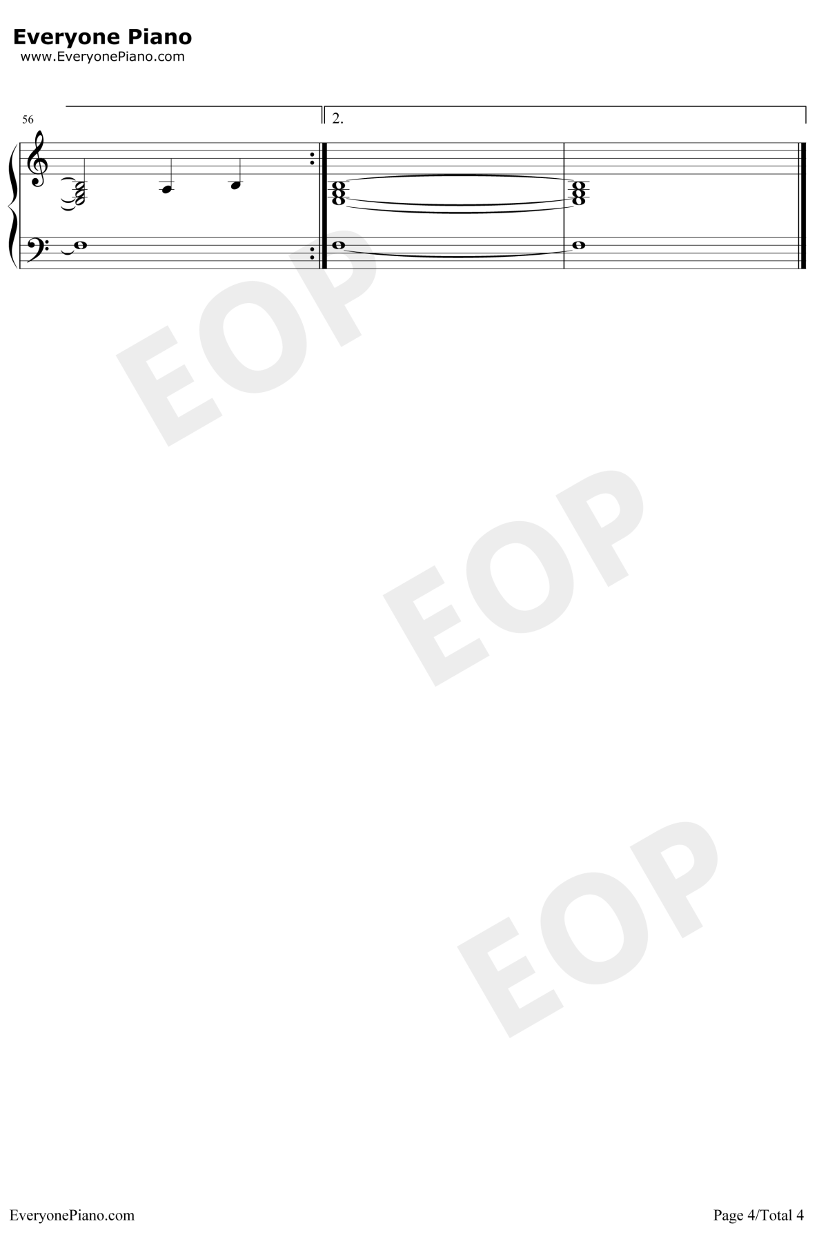 越来越不懂钢琴谱4-蔡健雅