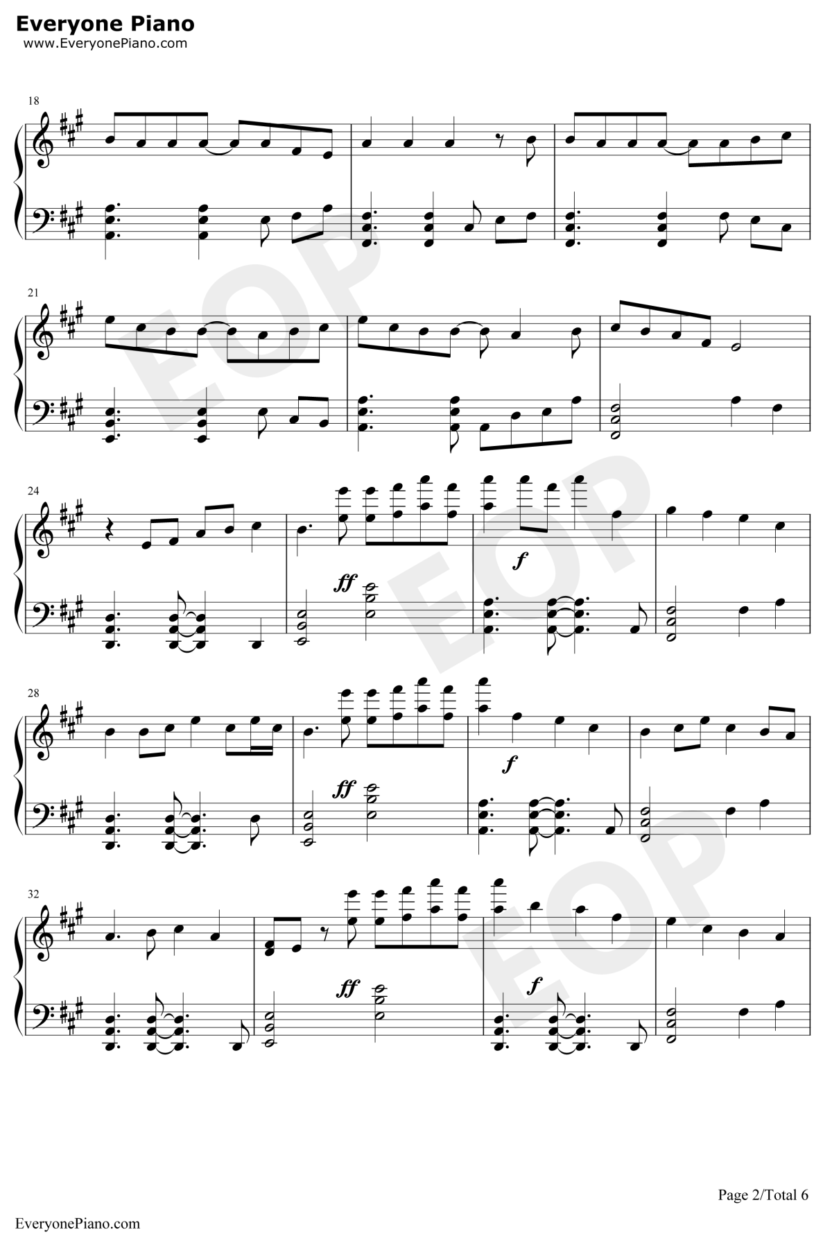 花田错钢琴谱2-王力宏