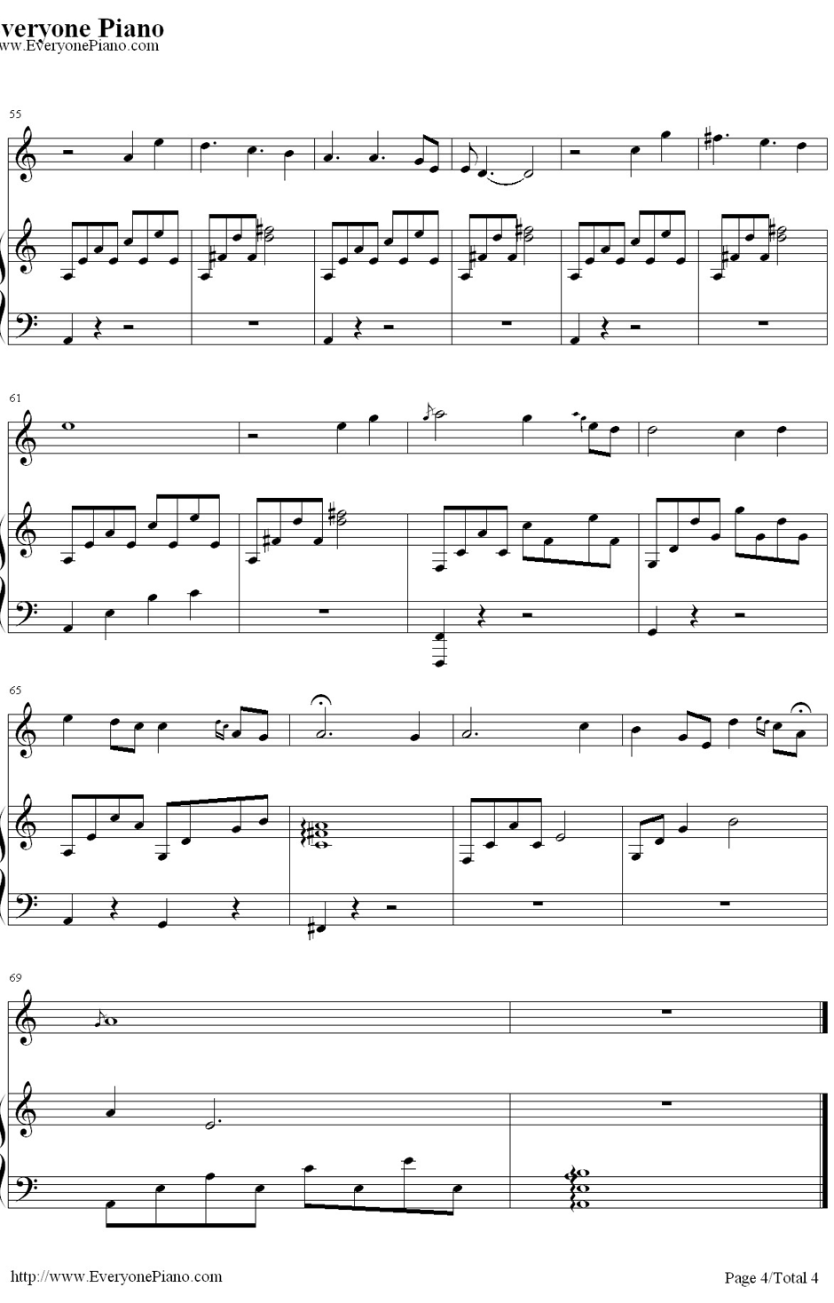 卷珠帘钢琴谱4-霍尊