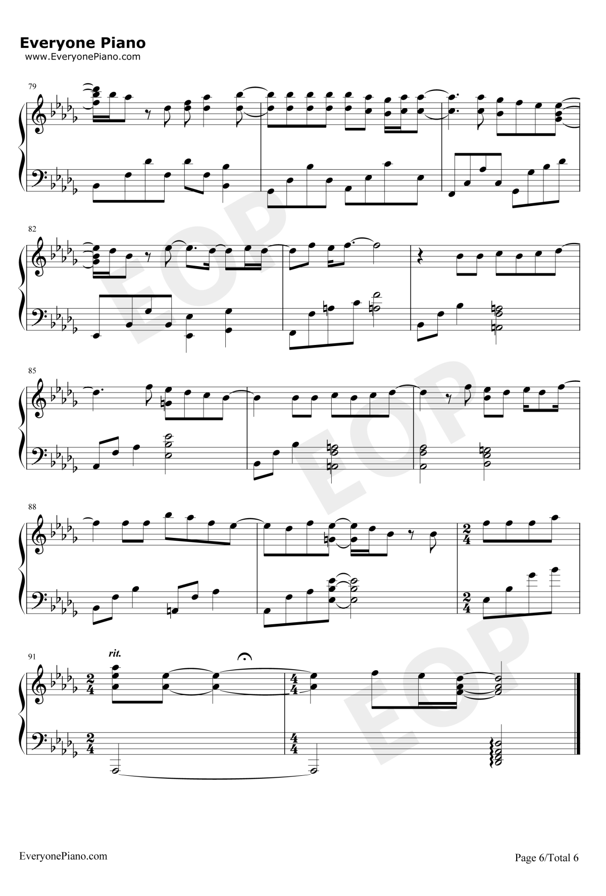 我爱他钢琴谱6-丁当