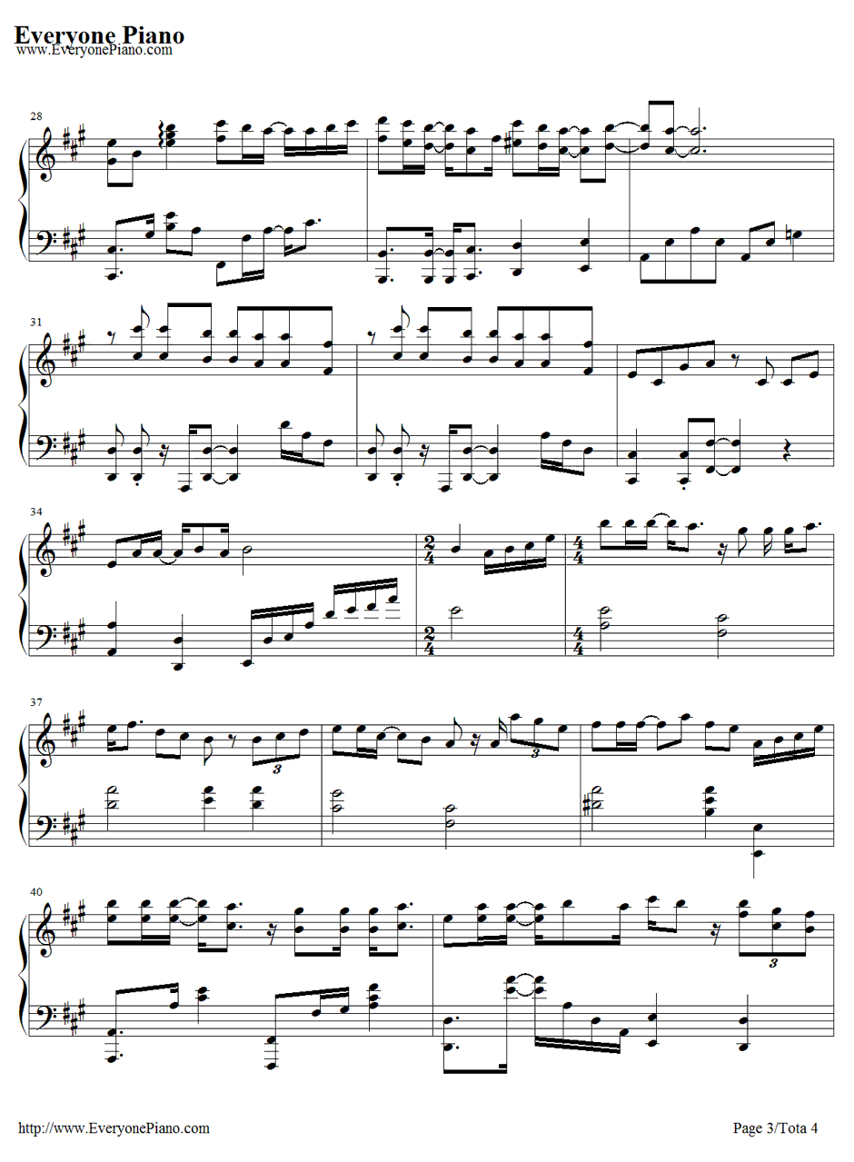 有一种勇气叫放弃钢琴谱3-丁当