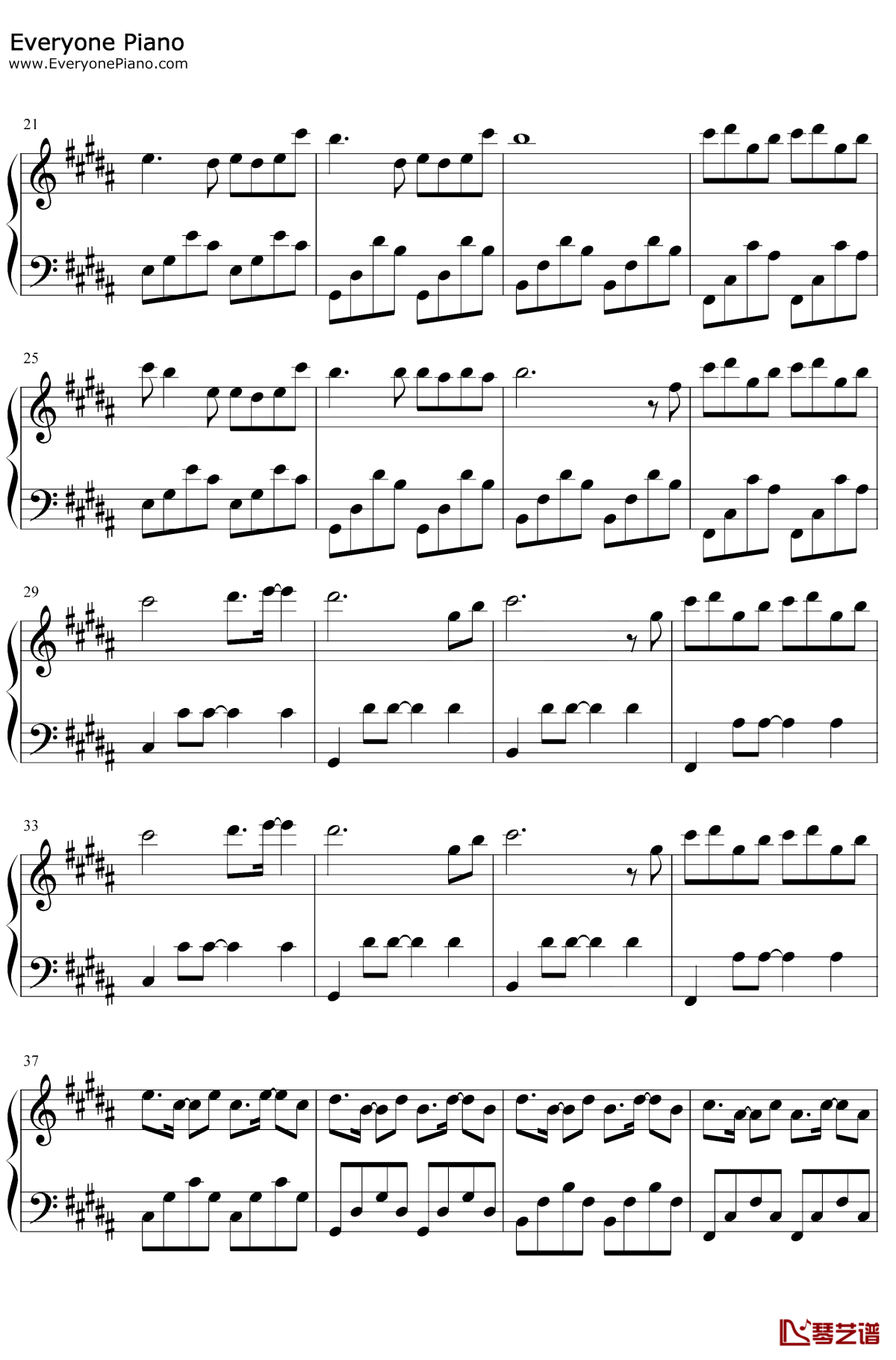 In-Your-Eyes钢琴谱2-Robin-Schulz