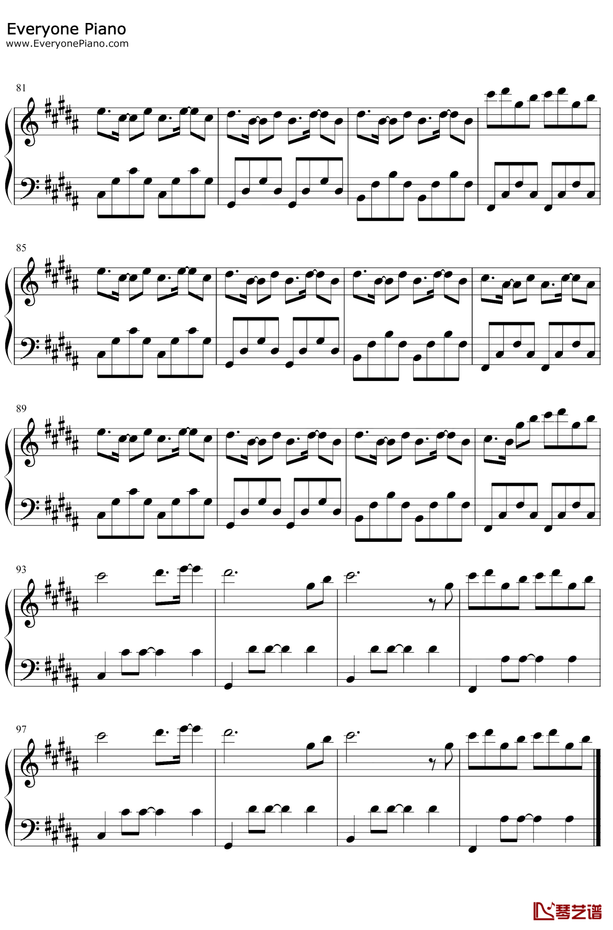 In-Your-Eyes钢琴谱5-Robin-Schulz