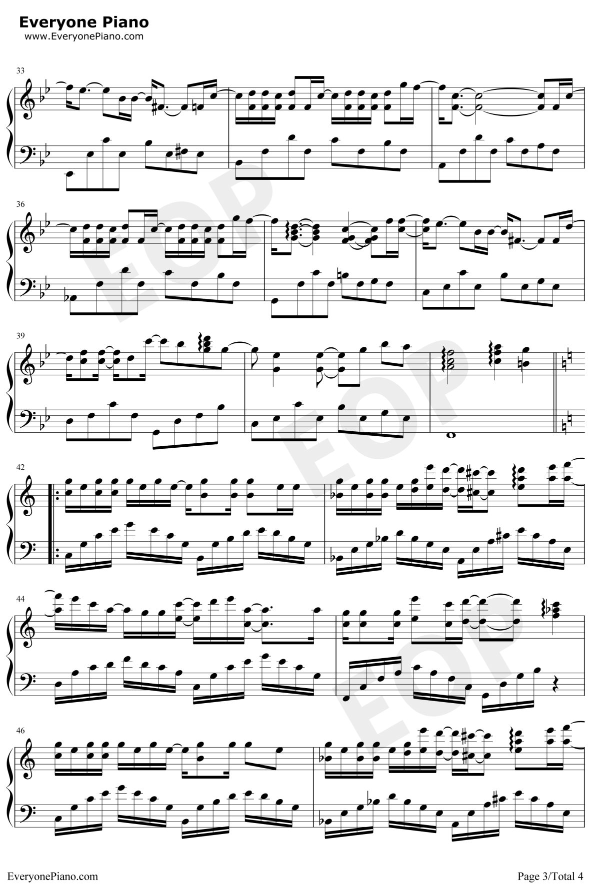 木偶人钢琴谱3-薛之谦