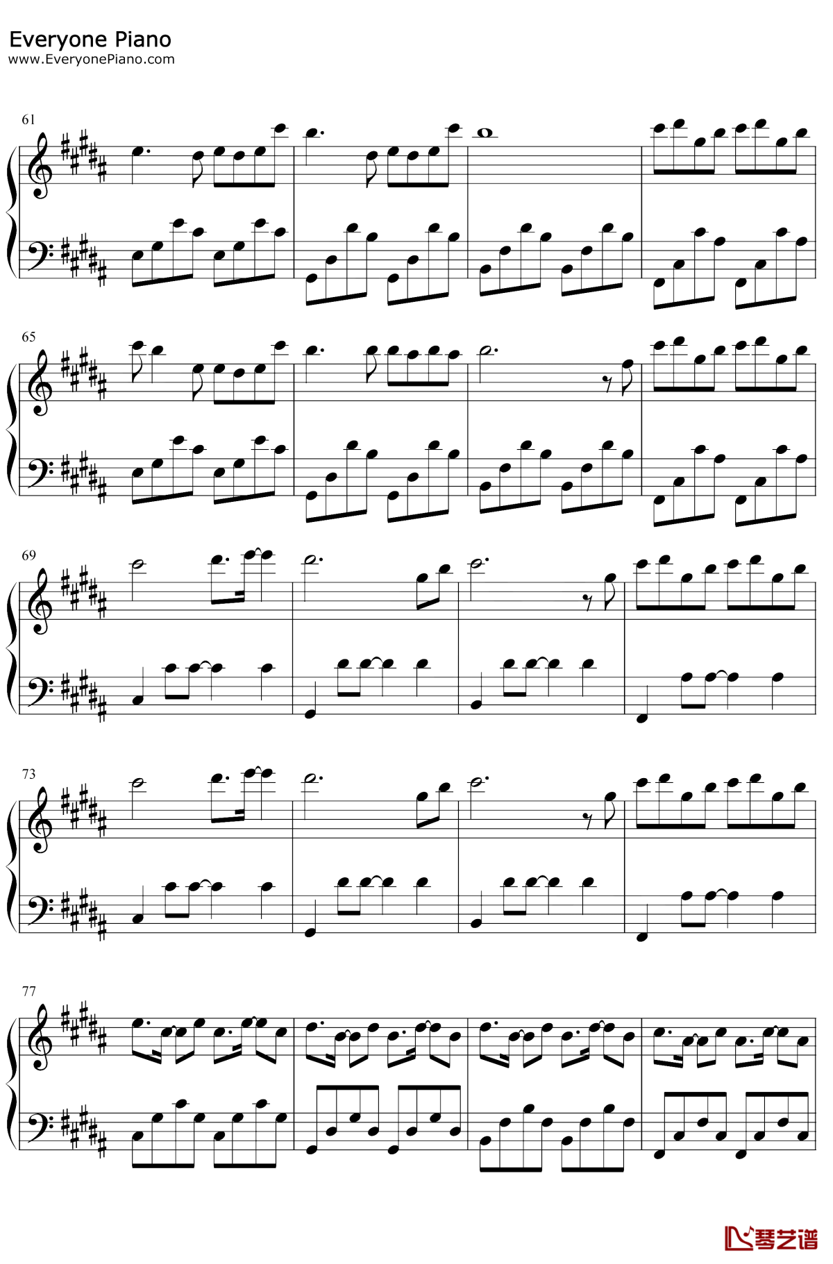 In-Your-Eyes钢琴谱4-Robin-Schulz