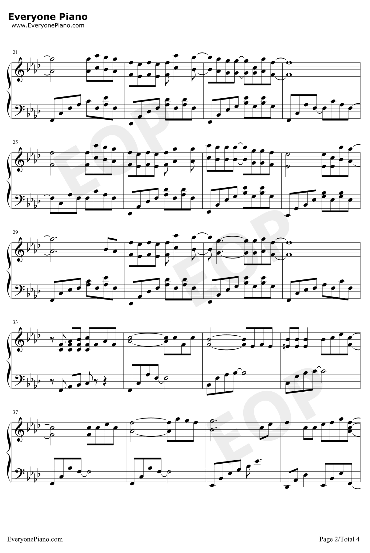 赢在江湖钢琴谱2-姜鹏