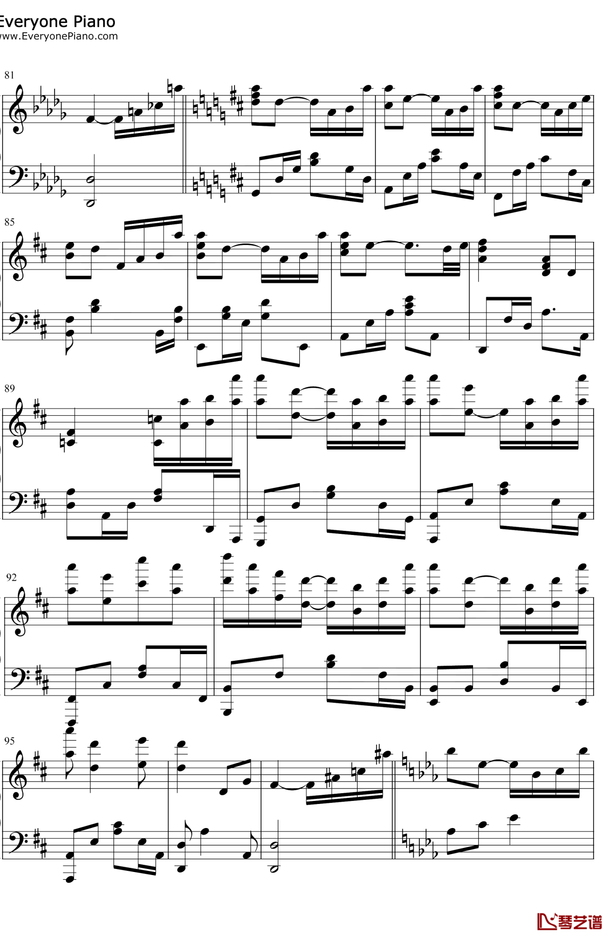 所念皆星河钢琴谱5-CMJ