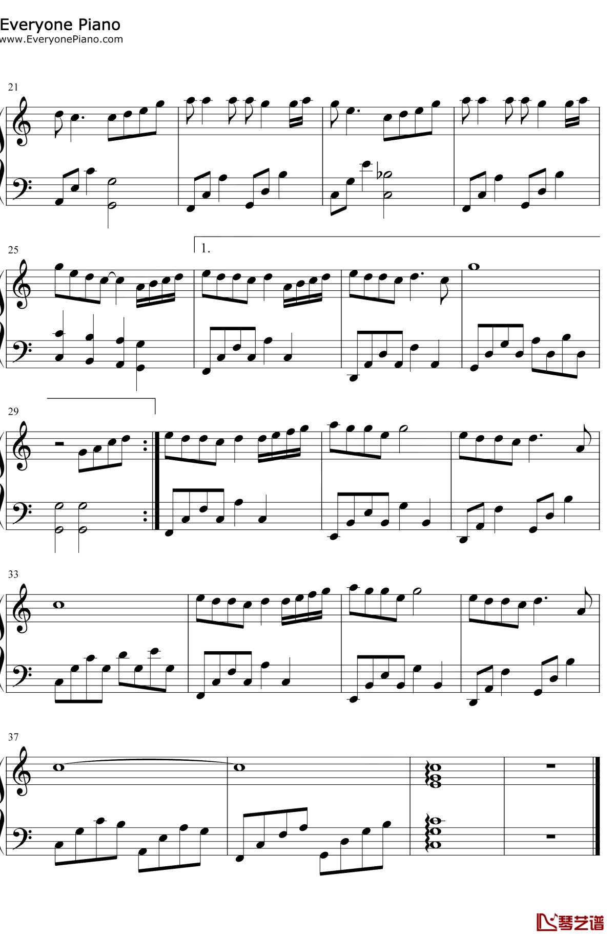 选择钢琴谱2-林子祥