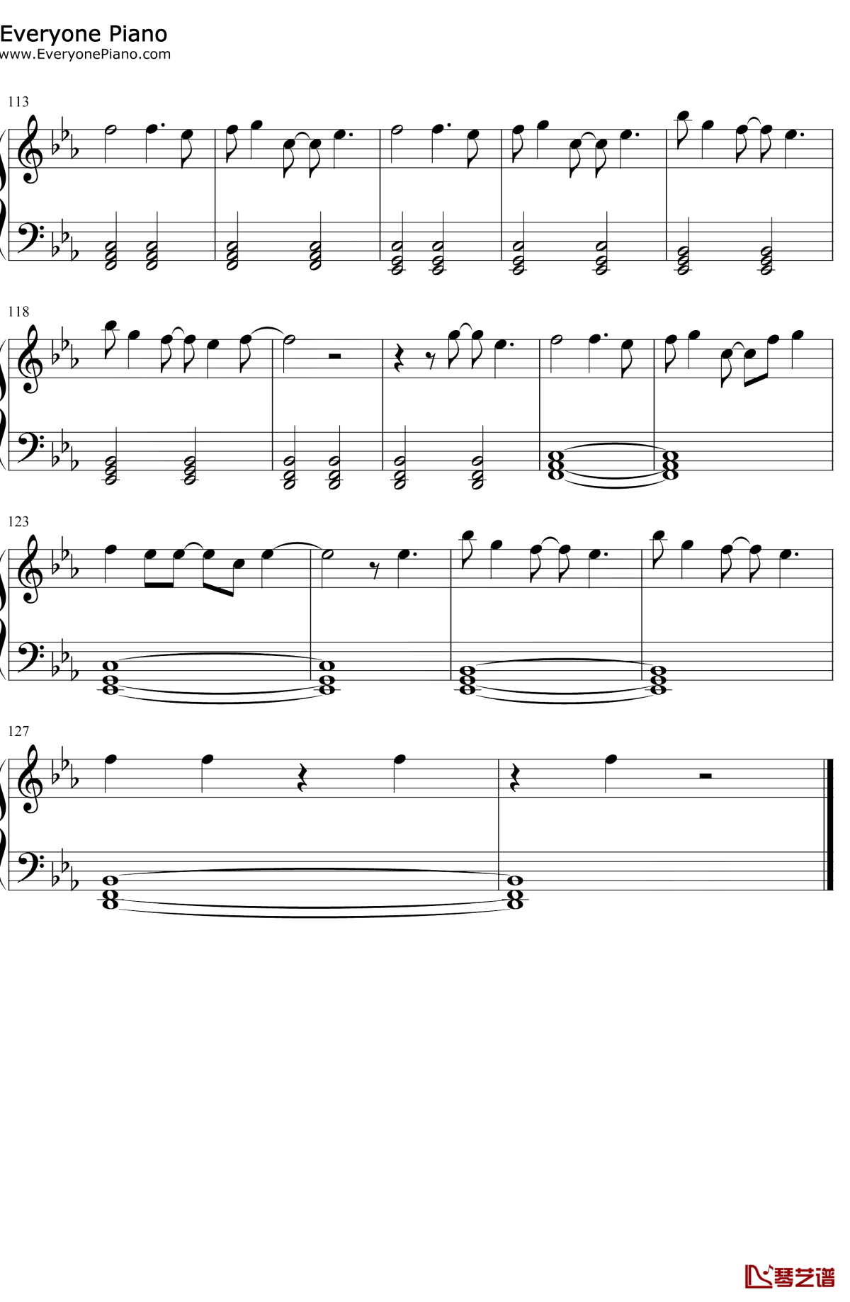 Blinding-Lights钢琴谱5-The-Weeknd