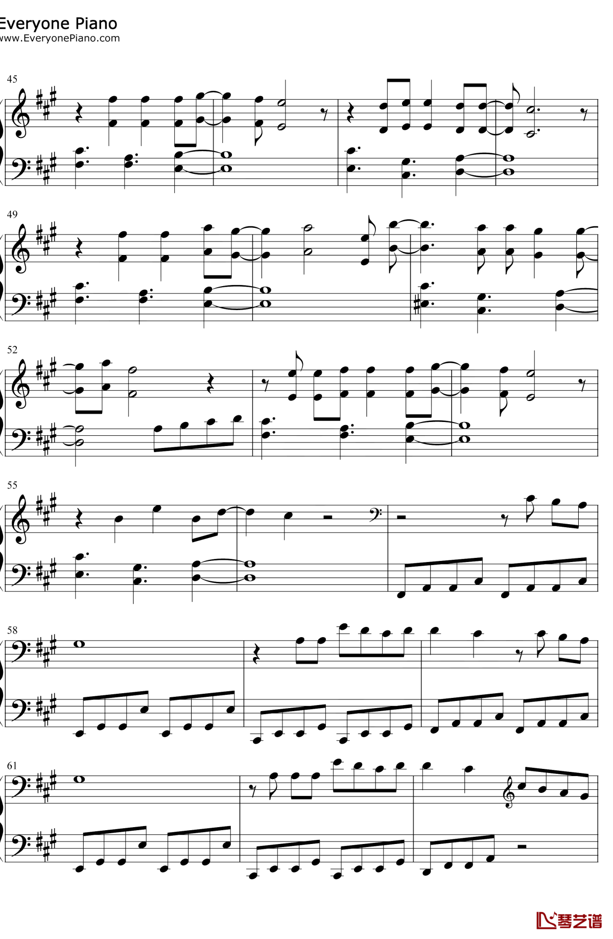 Everything-I-Wanted钢琴谱3-Billie-Eilish