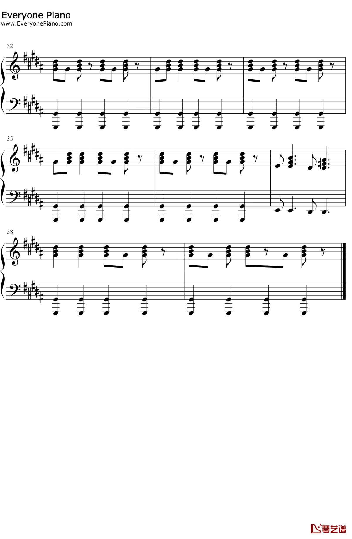 Follow-God钢琴谱3-Kanye-West