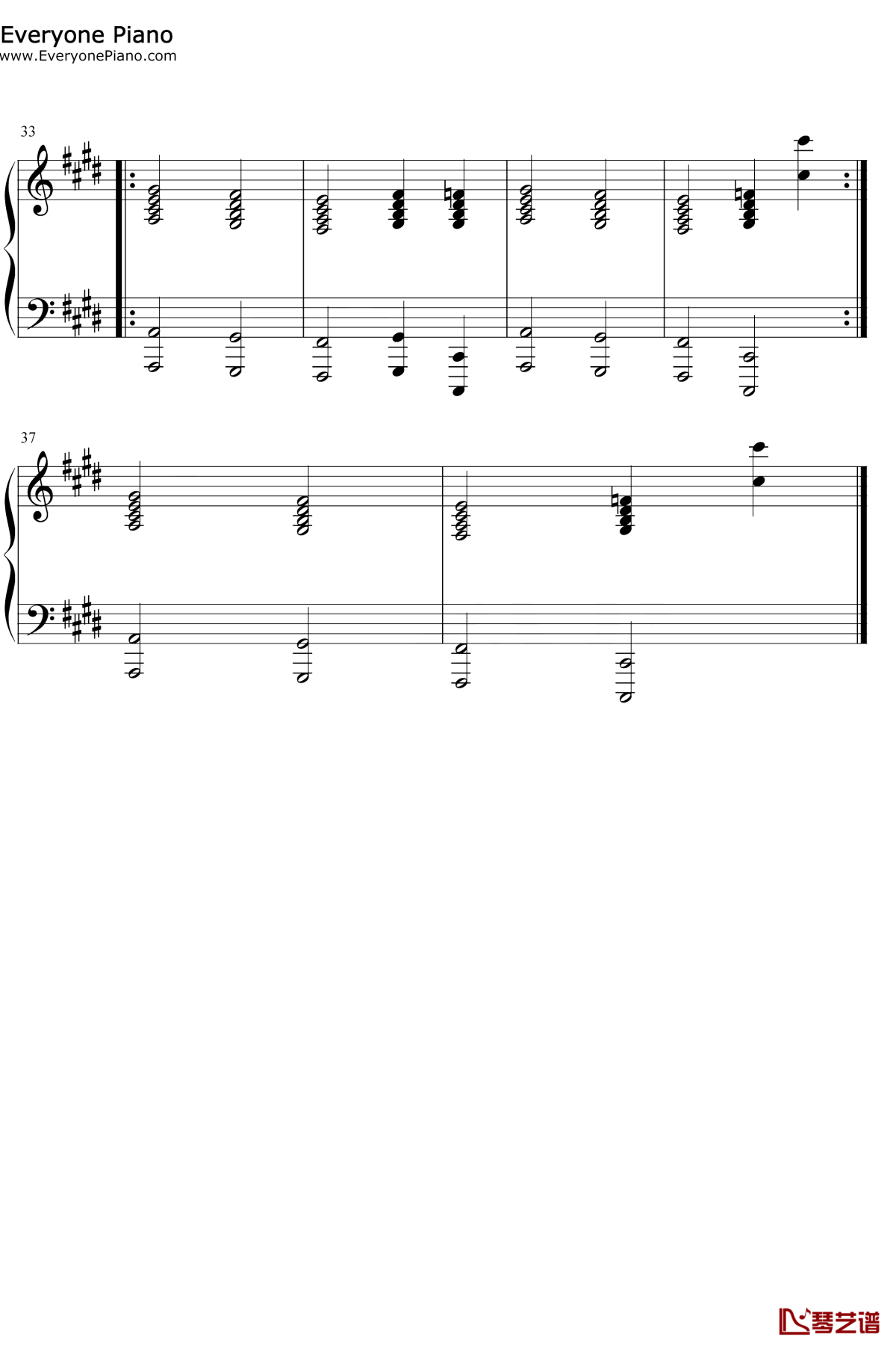 Hands-On钢琴谱3-Kanye-West