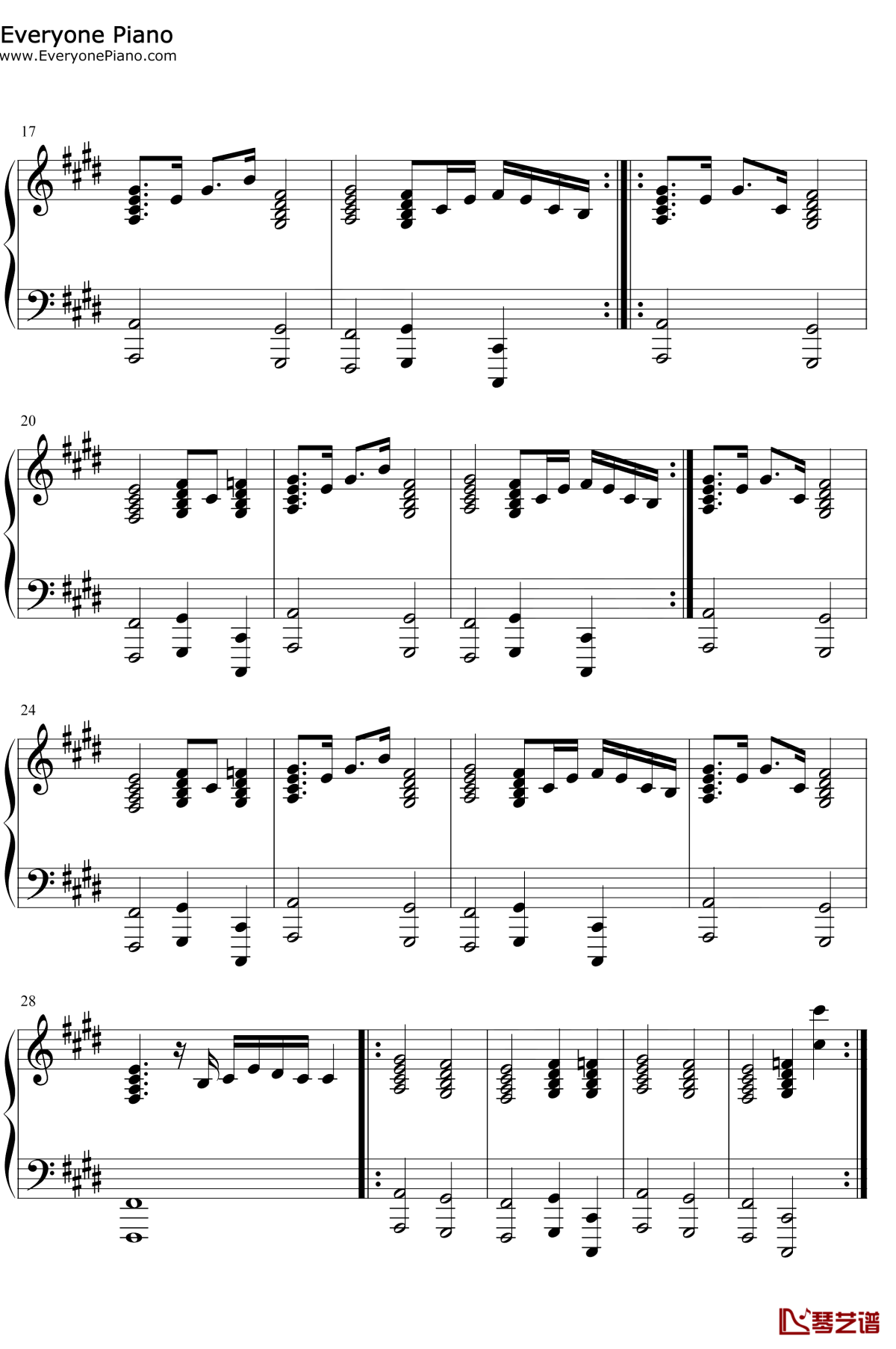 Hands-On钢琴谱2-Kanye-West